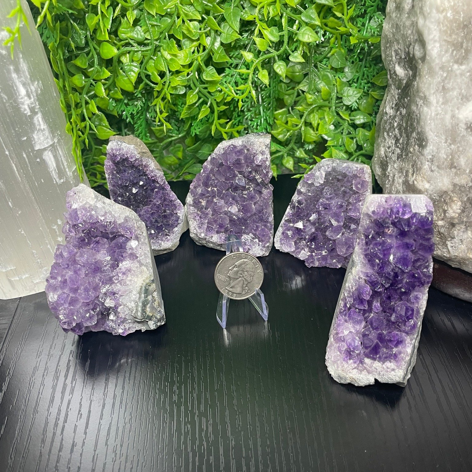 $10 Amethyst Clusters! Claim in Comments! &ldquo;Starting the week with calm, clarity, and intuition. Amethyst is your reminder to breathe deeper and trust your inner voice.&rdquo; #crystal #communitysupport #ohio #vendorswanted #vendor #crystalshop