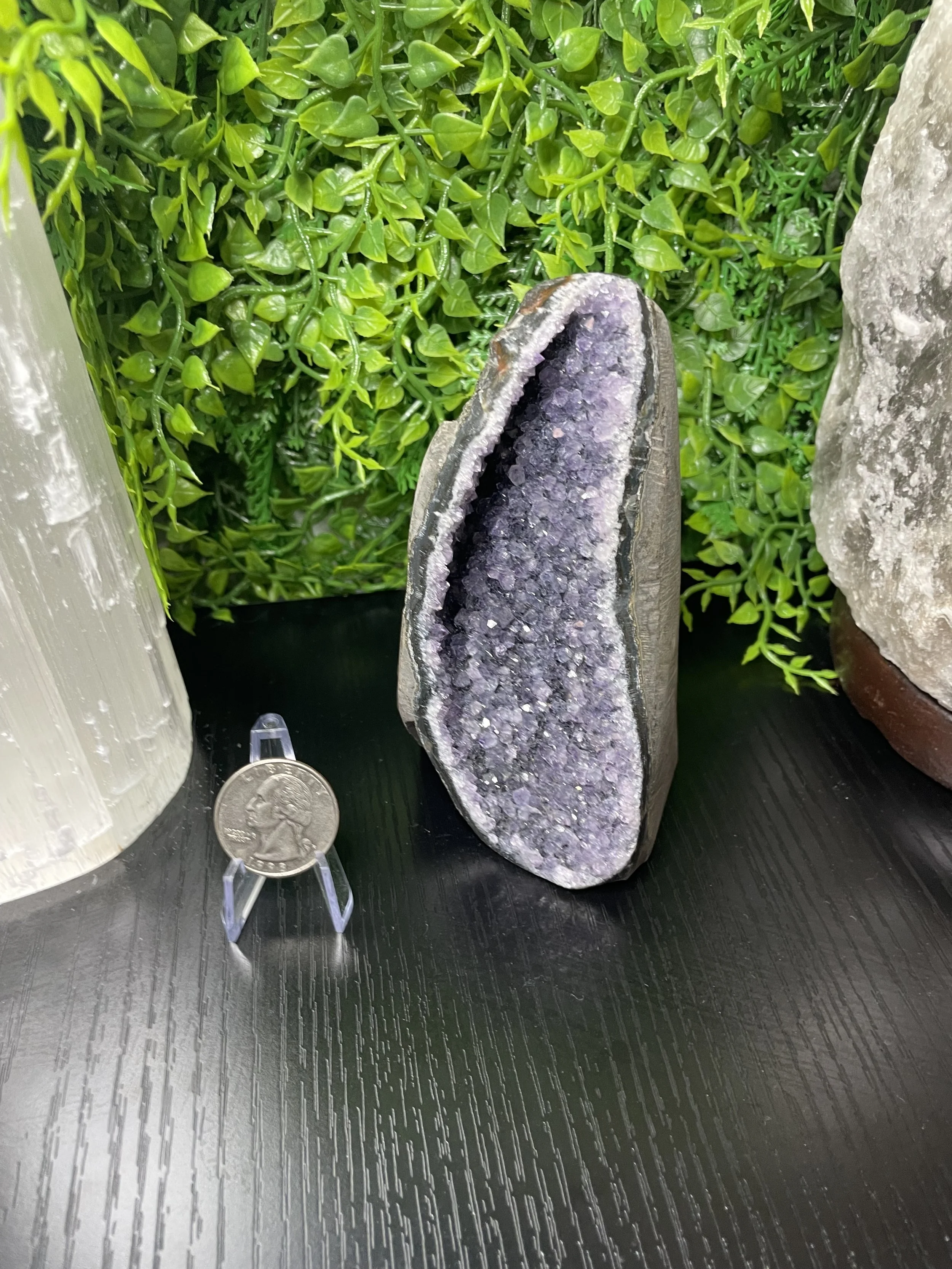 Amethyst Cut Base Crystal Carving from Uruguay