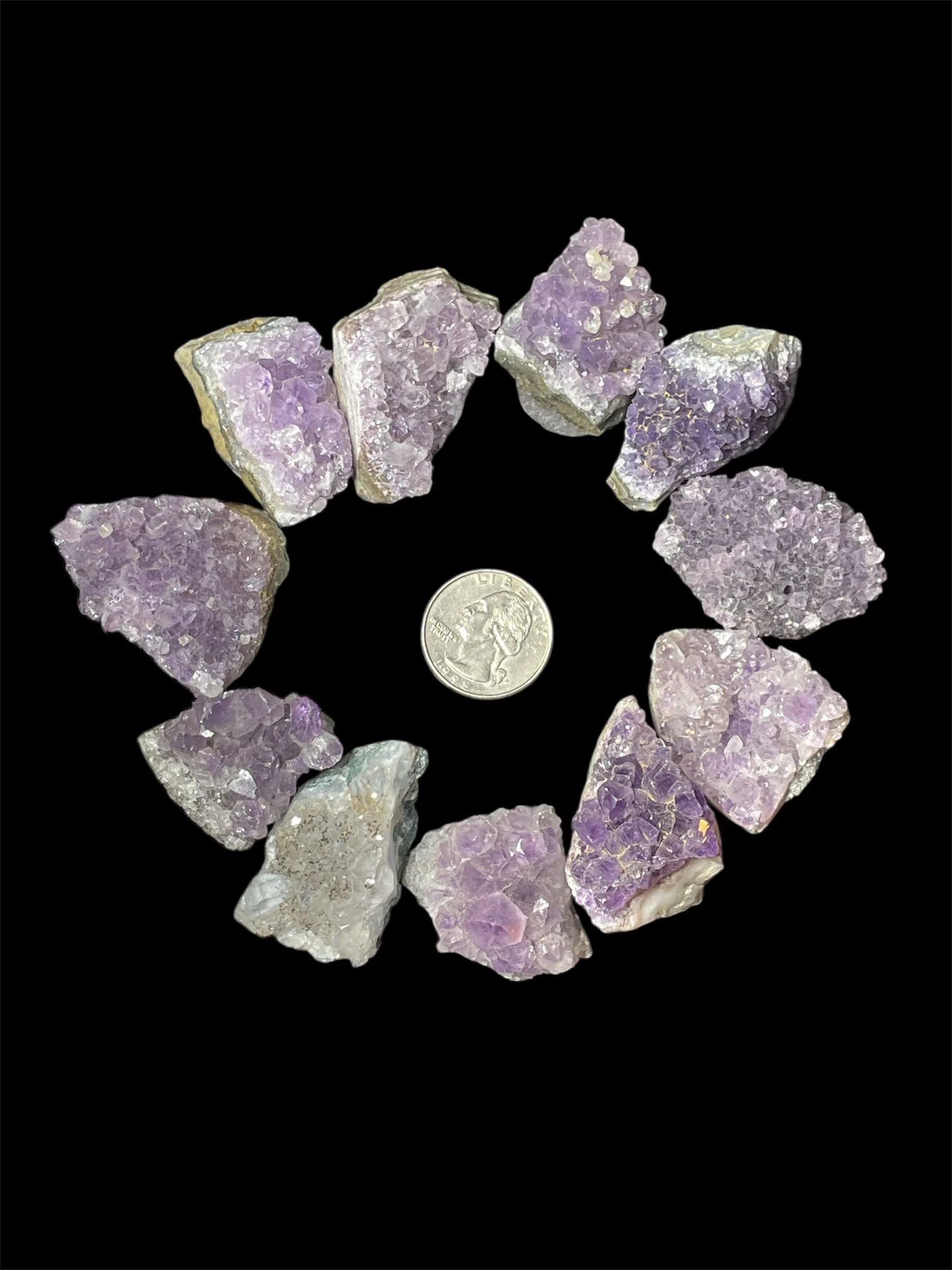 Amethyst Druzy Fridge Magnet