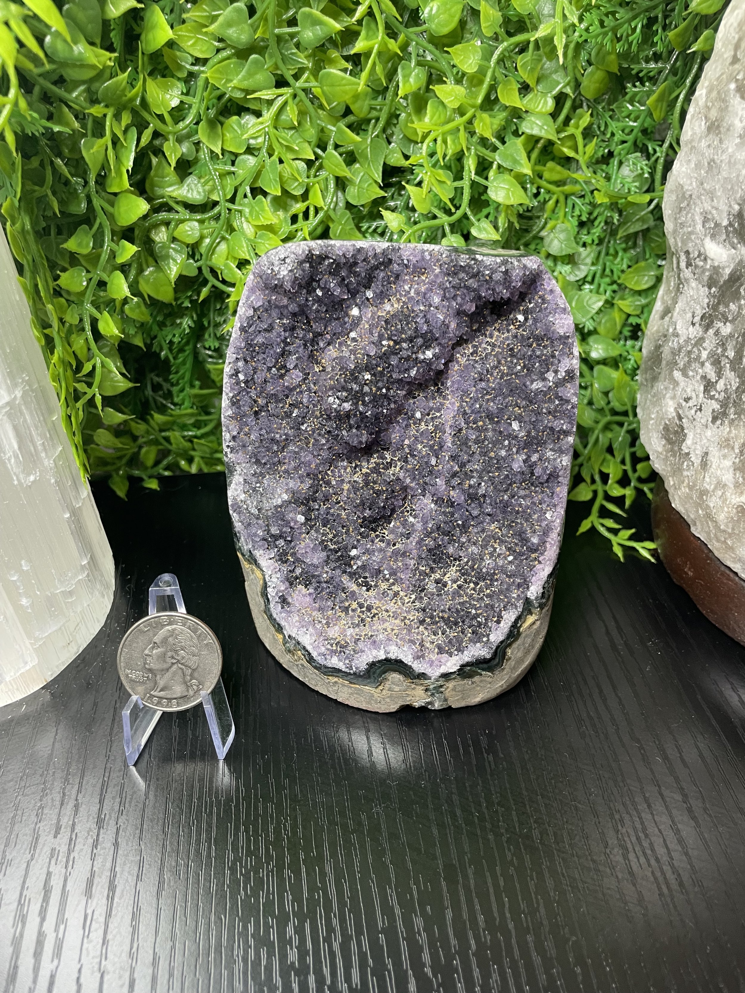 Amethyst Cut Base Crystal Carving from Uruguay