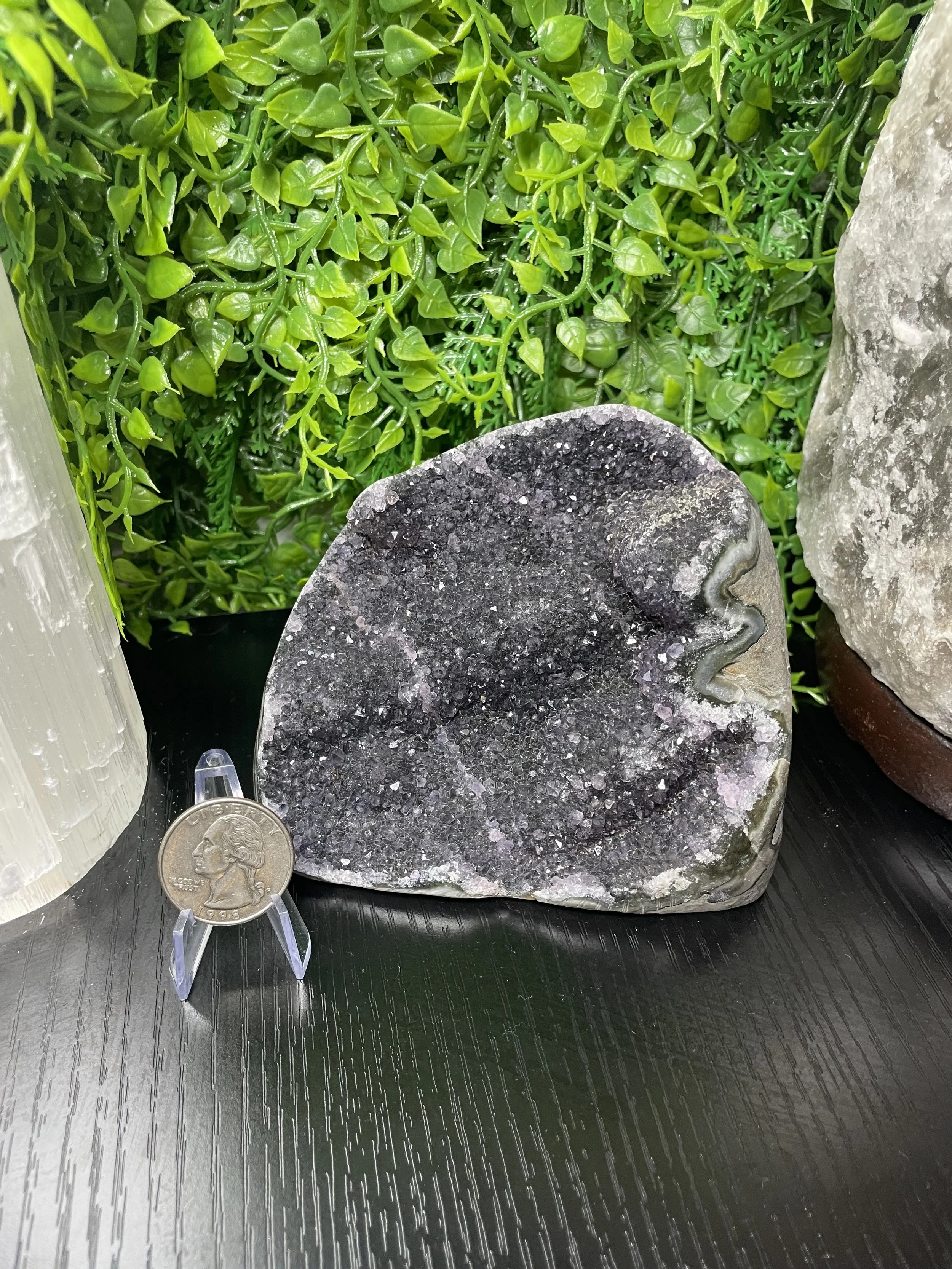 Amethyst Cut Base Crystal Carving from Uruguay