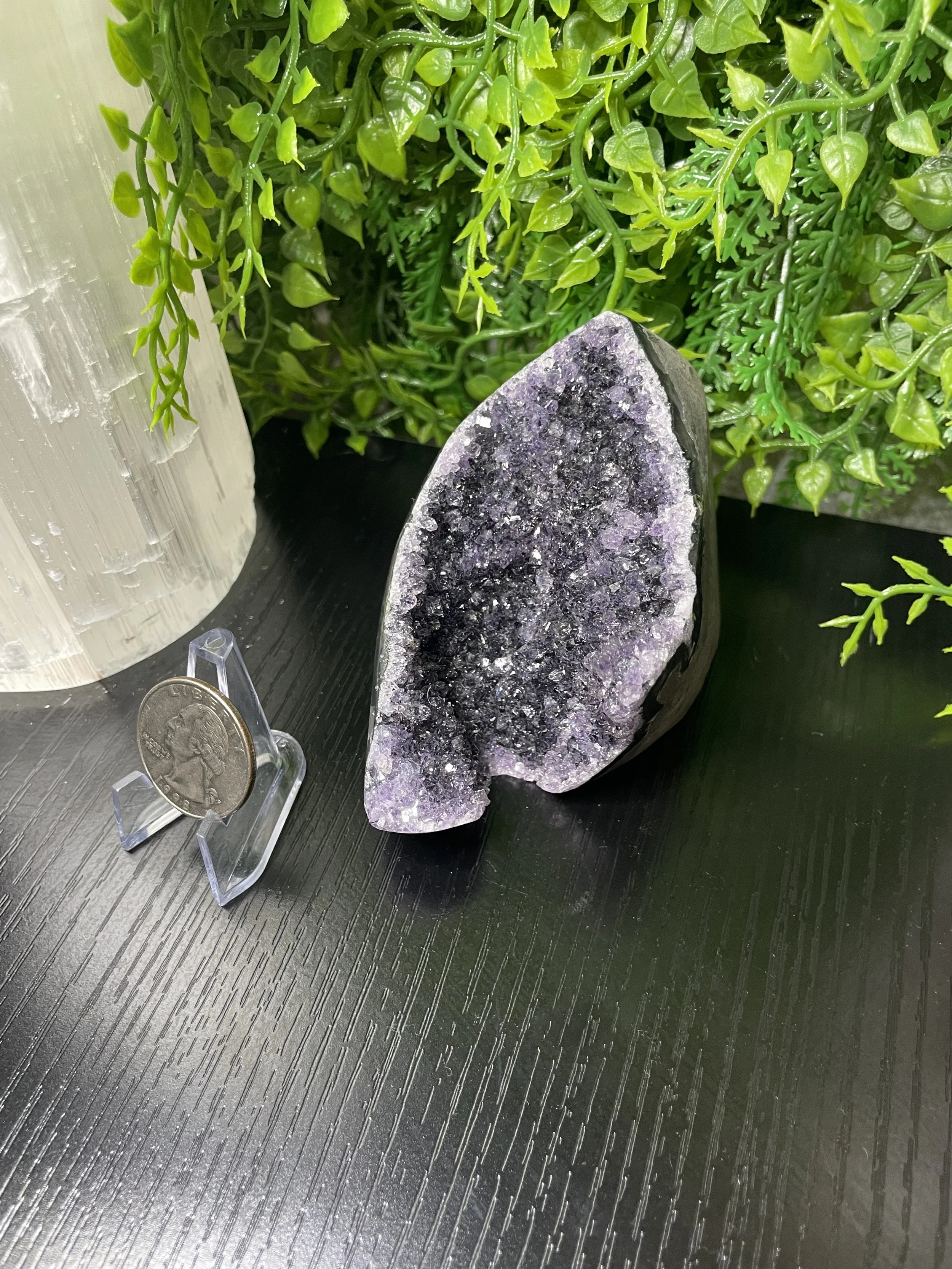 Amethyst Cut Base Crystal Carving from Uruguay