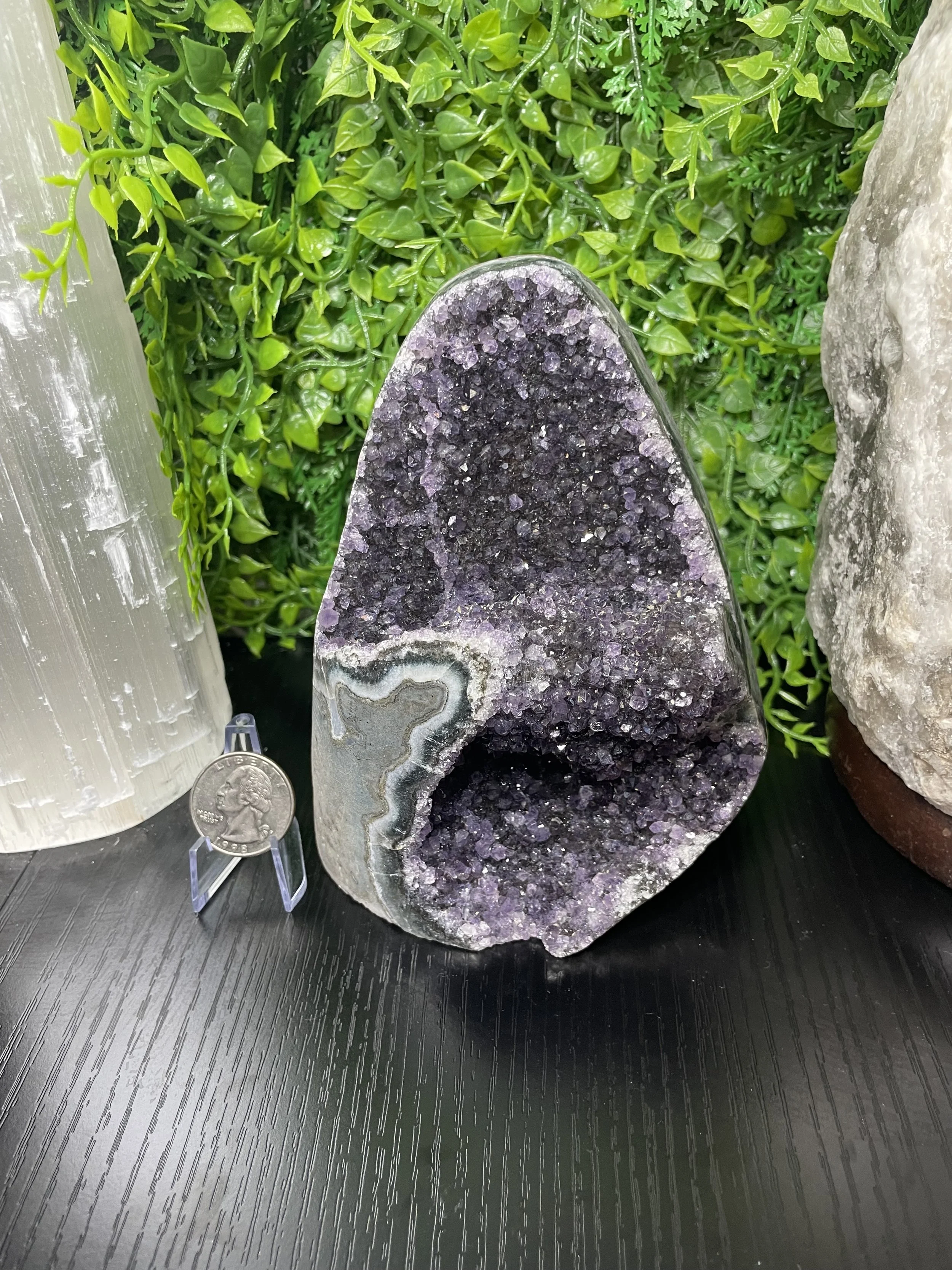 Amethyst Cut Base Crystal Carving from Uruguay