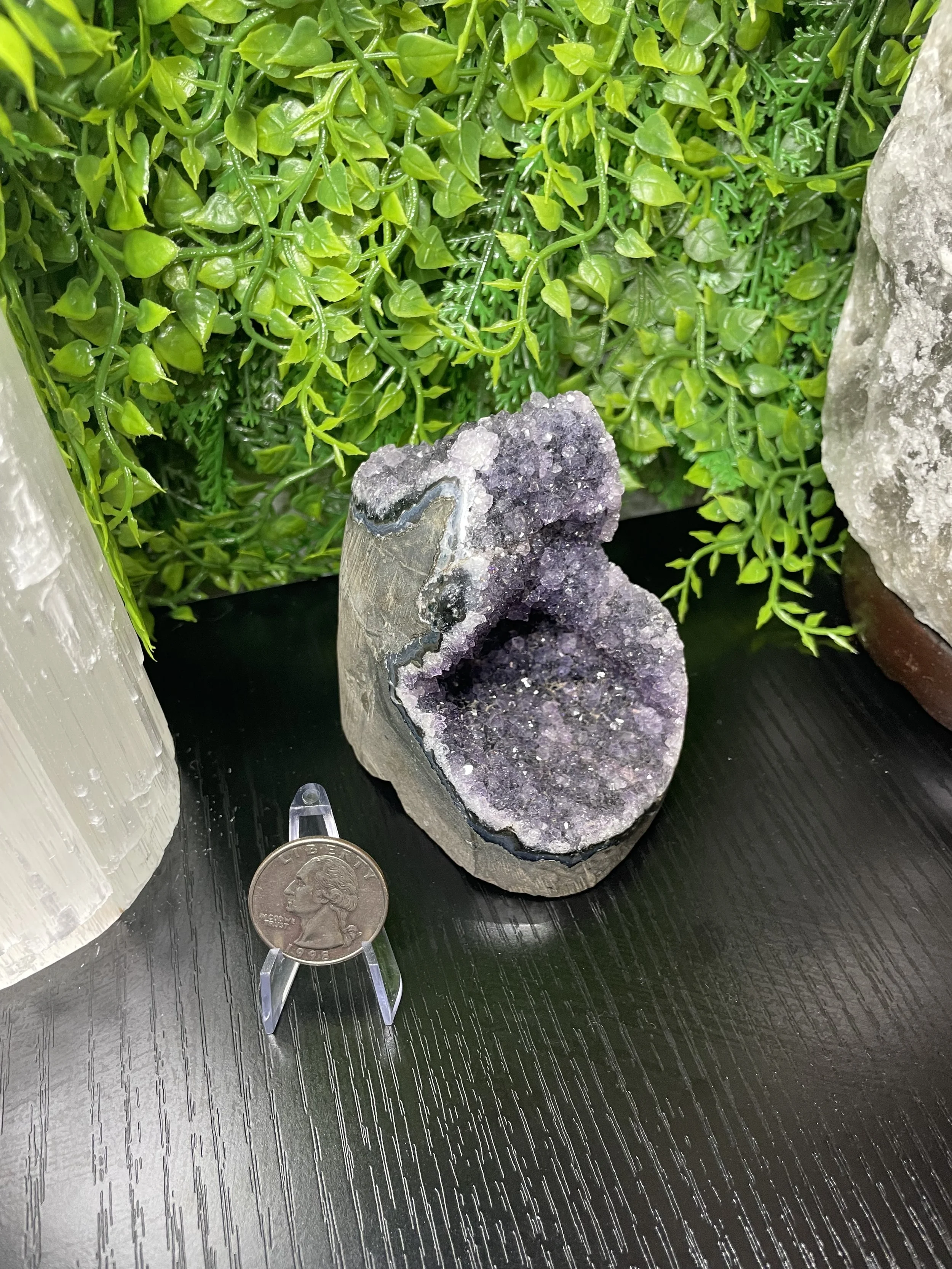 Amethyst Cut Base Crystal Carving from Uruguay