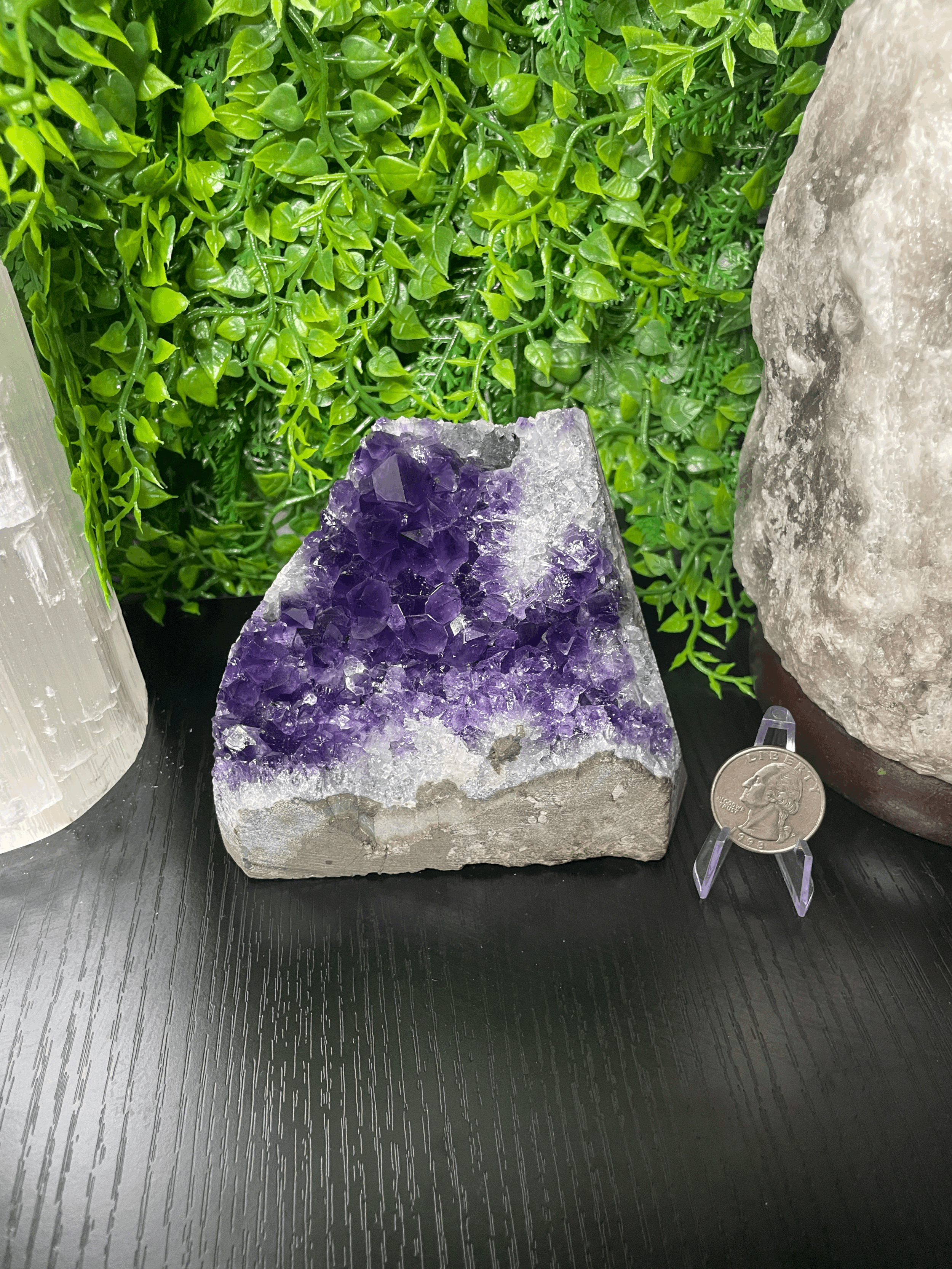 Amethyst Cut Base Crystal