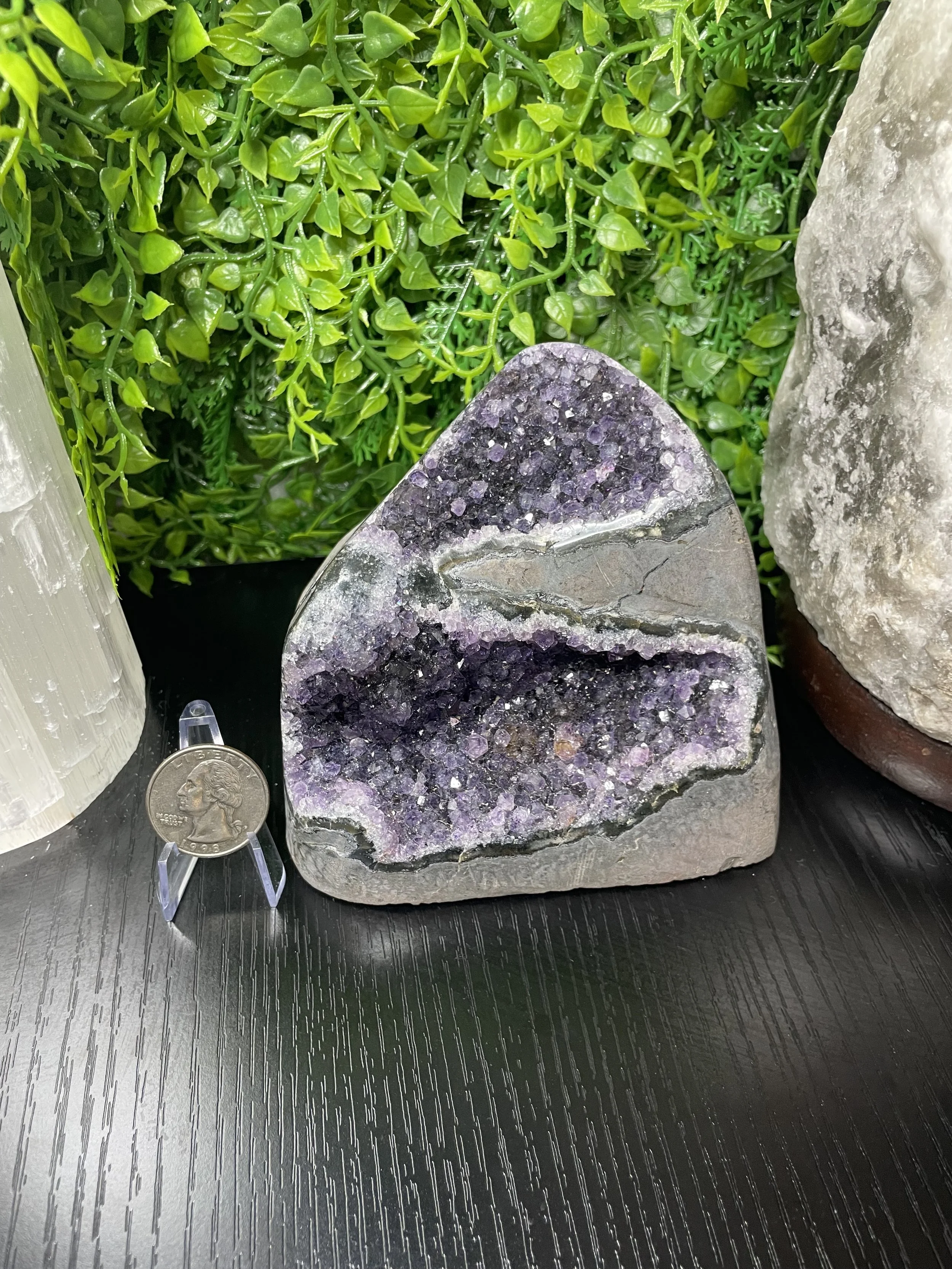 Amethyst Cut Base Crystal Carving from Uruguay