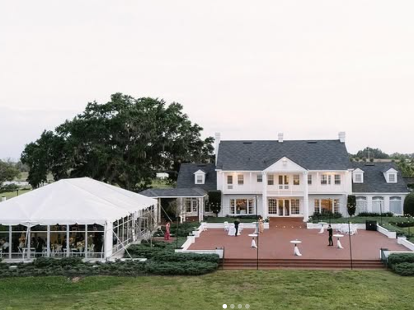 From there, the celebration flows naturally into the connected Pavilion for dinner and dancing, all three spaces working together in one seamless indoor–outdoor experience.