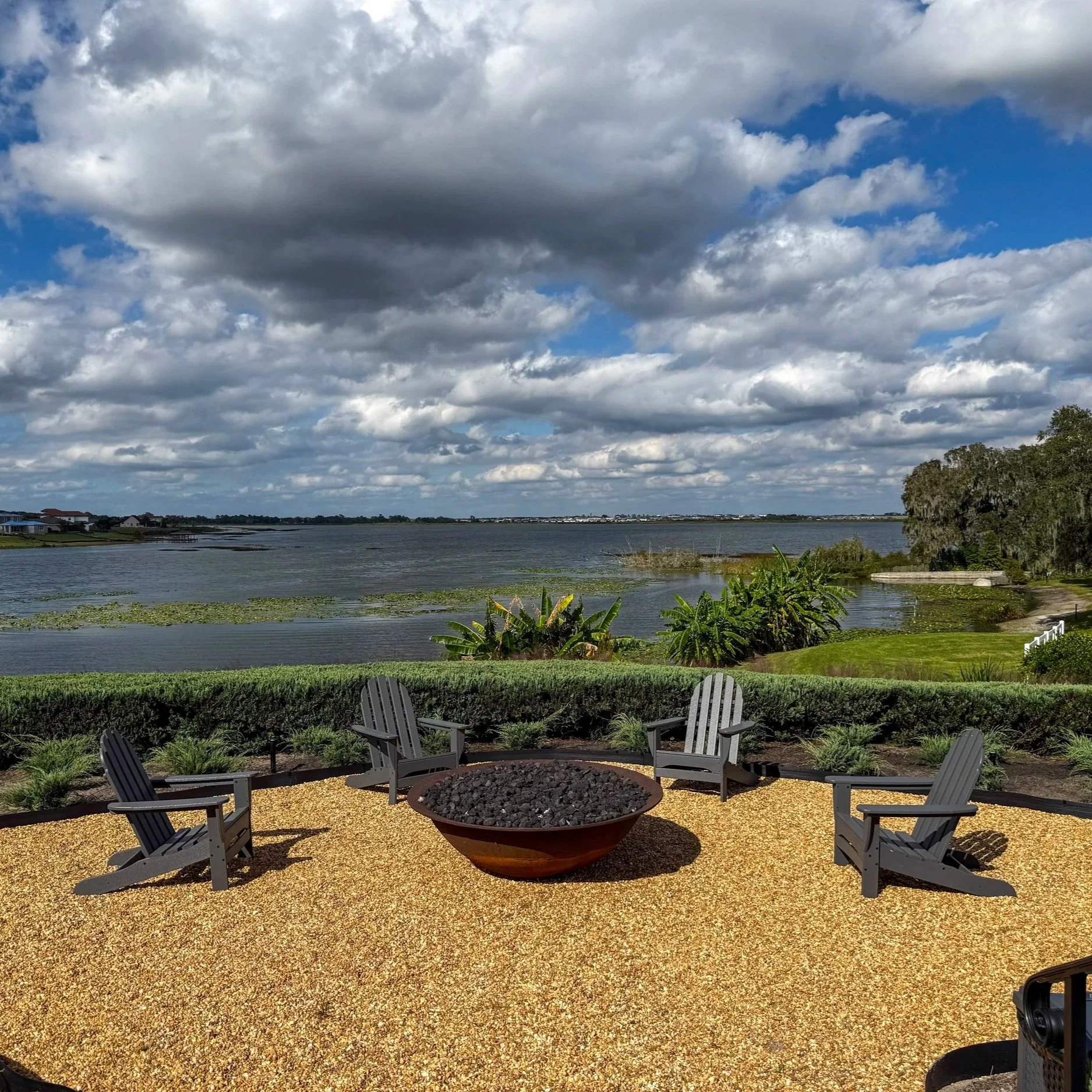 As the celebration concludes, guests can gather around the firepit for s’mores before retreating to their on-site accommodations just steps away.