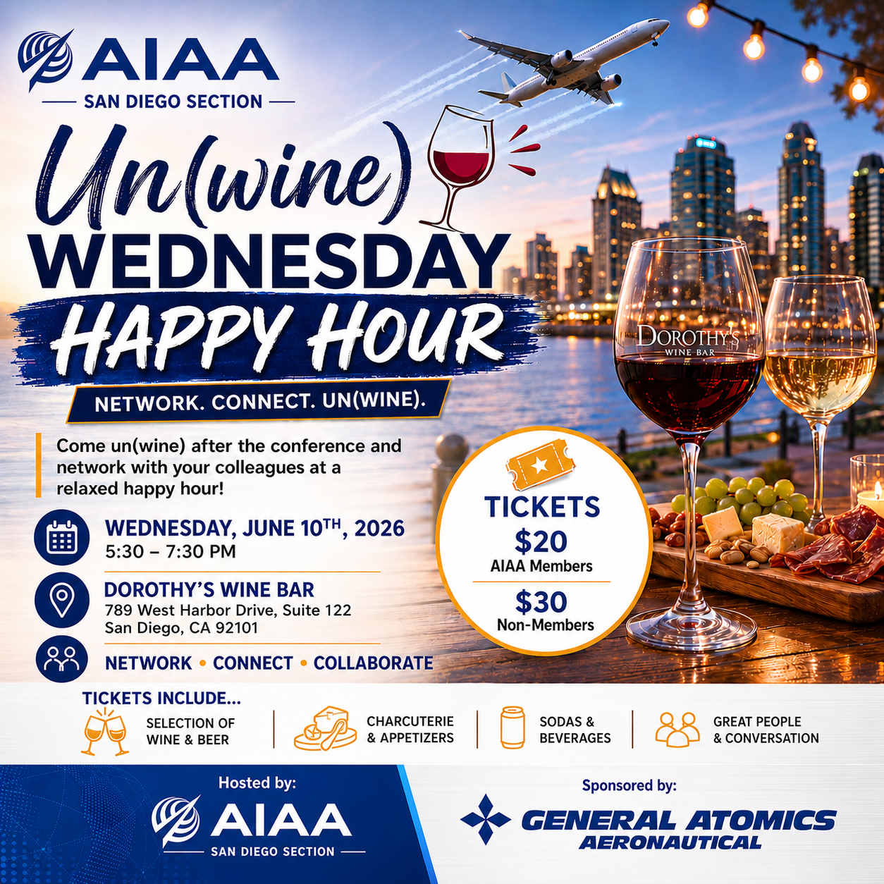San Diego: AVIATION Happy Hour