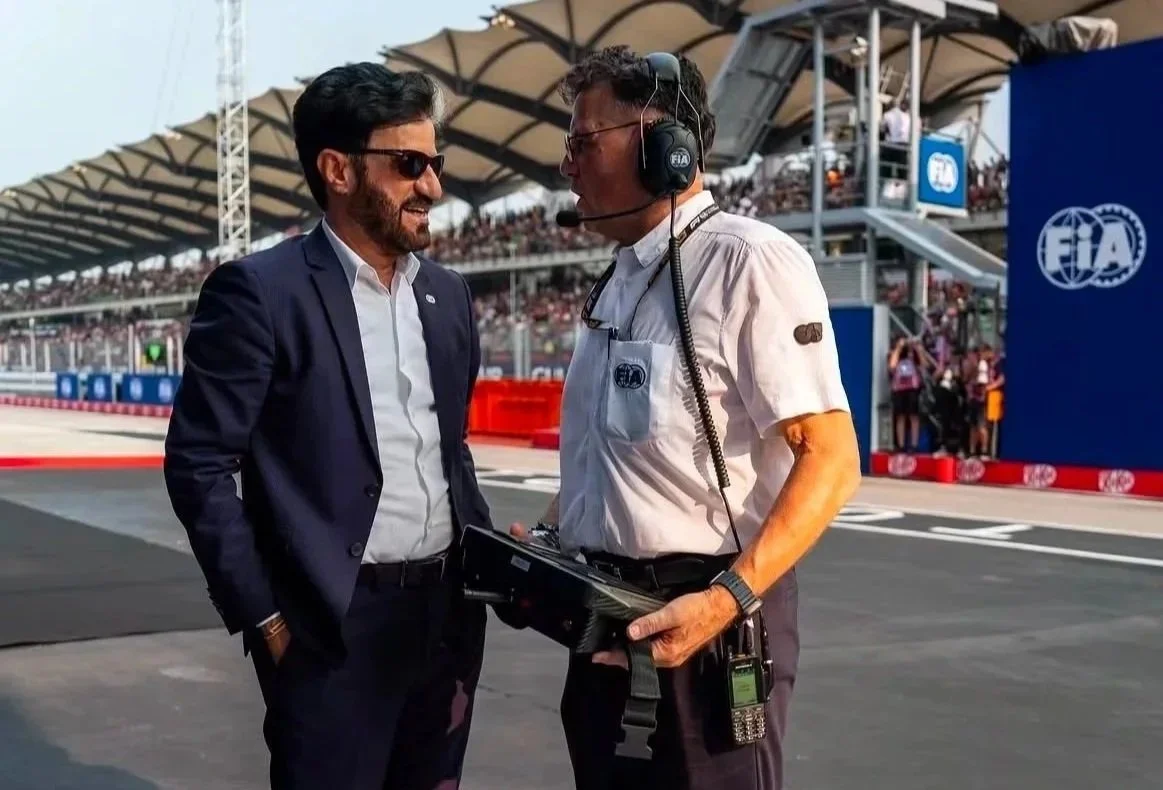 Mohammed Ben Sulayem - FIA pit lane - Gulf motorsport history