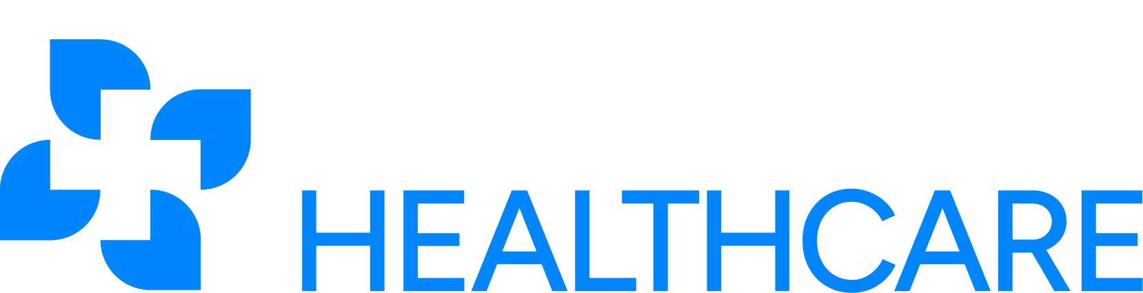 Nurture Healthcare logo with a blue abstract cross and the words 'nurture healthcare' in black and blue text.