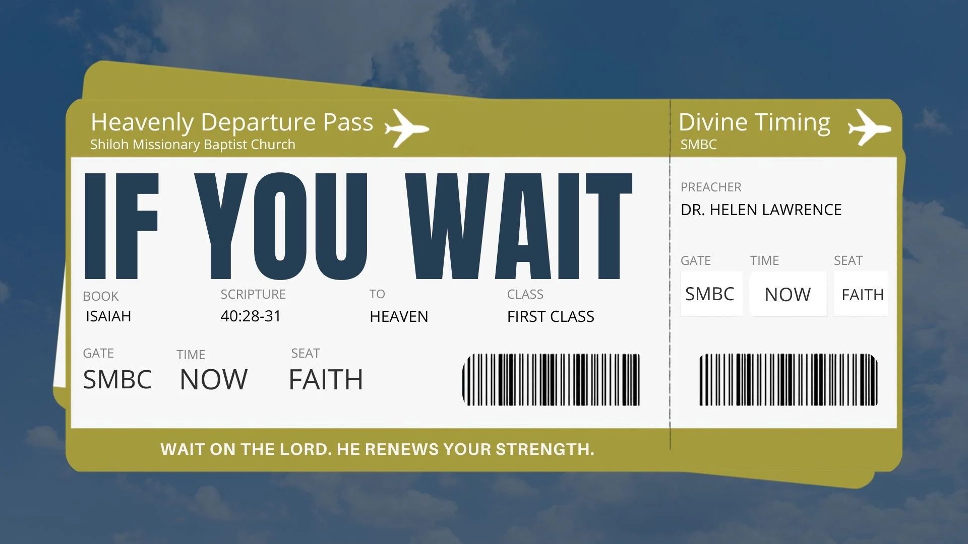 If You Wait | June 14