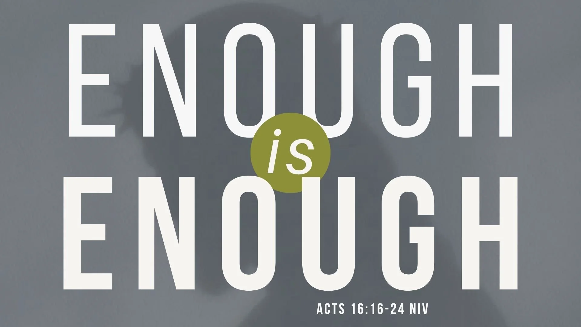 Enough is Enough | June 28