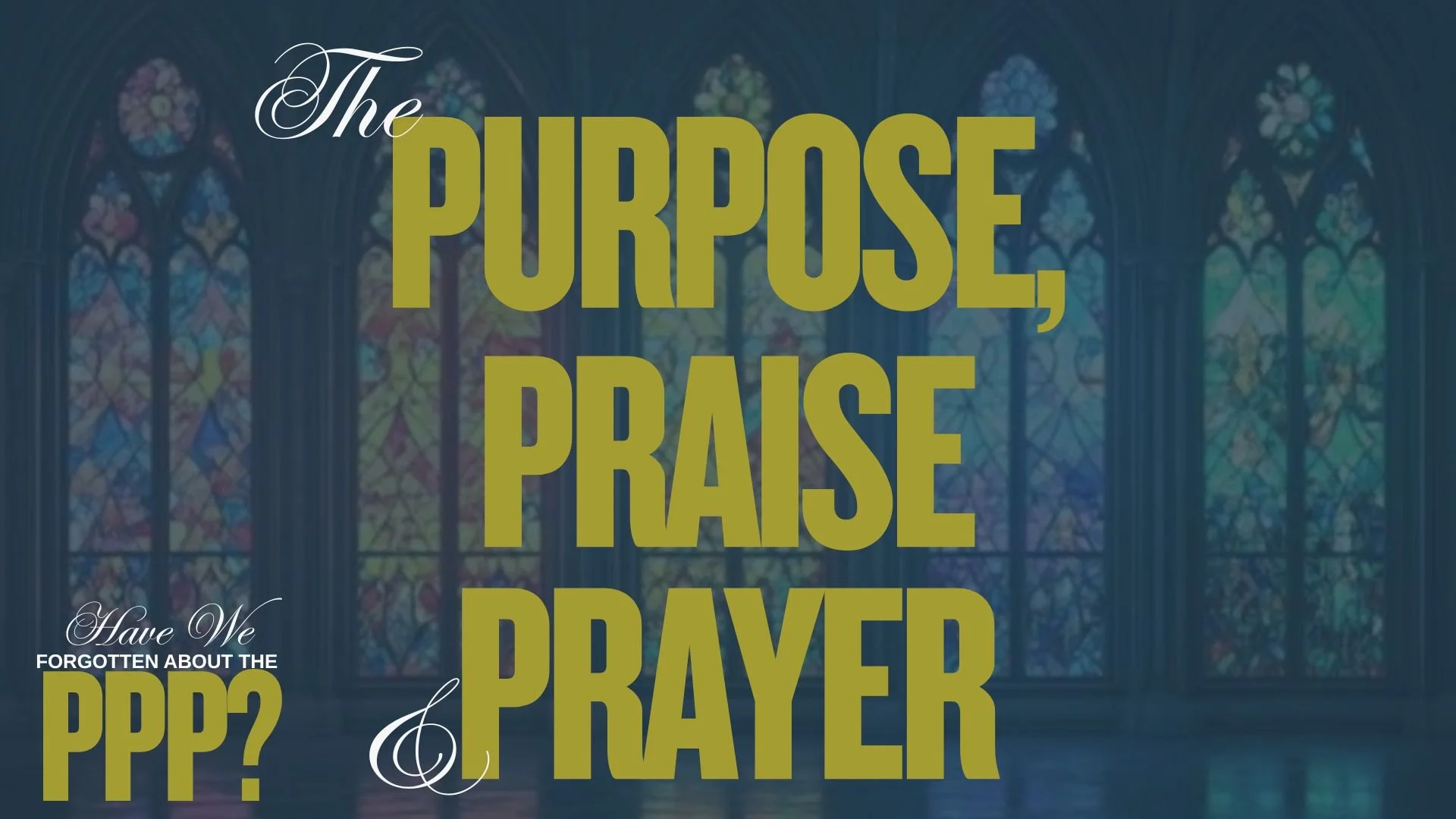 Have We Forgotten About the PPP? The Purpose, Praise, & Prayer | July 19