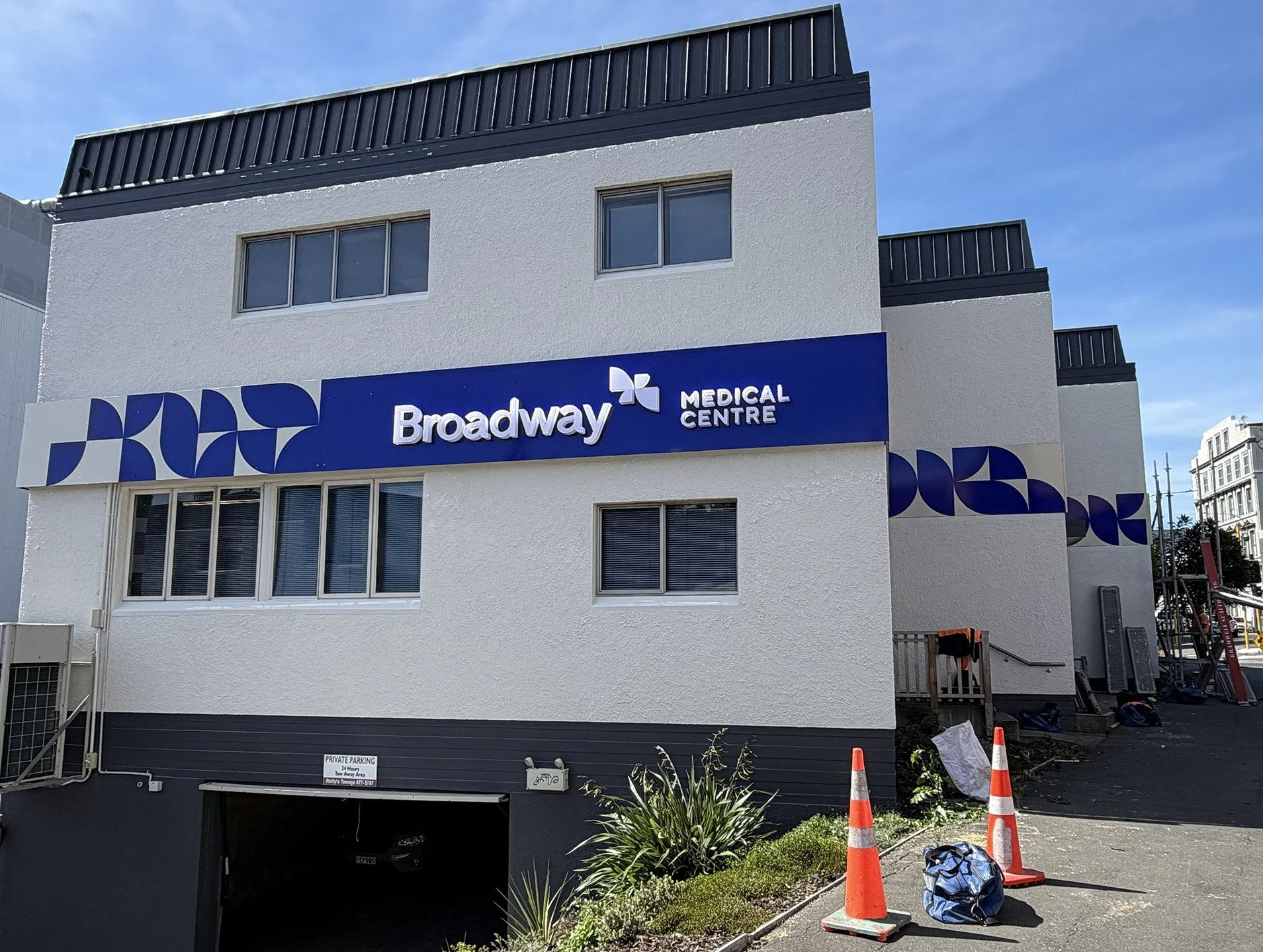 Even a medical centre needs a bit of self-care. In this case, it was long overdue.
So, we started by sprucing up the building with a lick of fresh paint, and today, our new signage went up to match our refreshing new look. Soon, we&rsquo;ll be giving