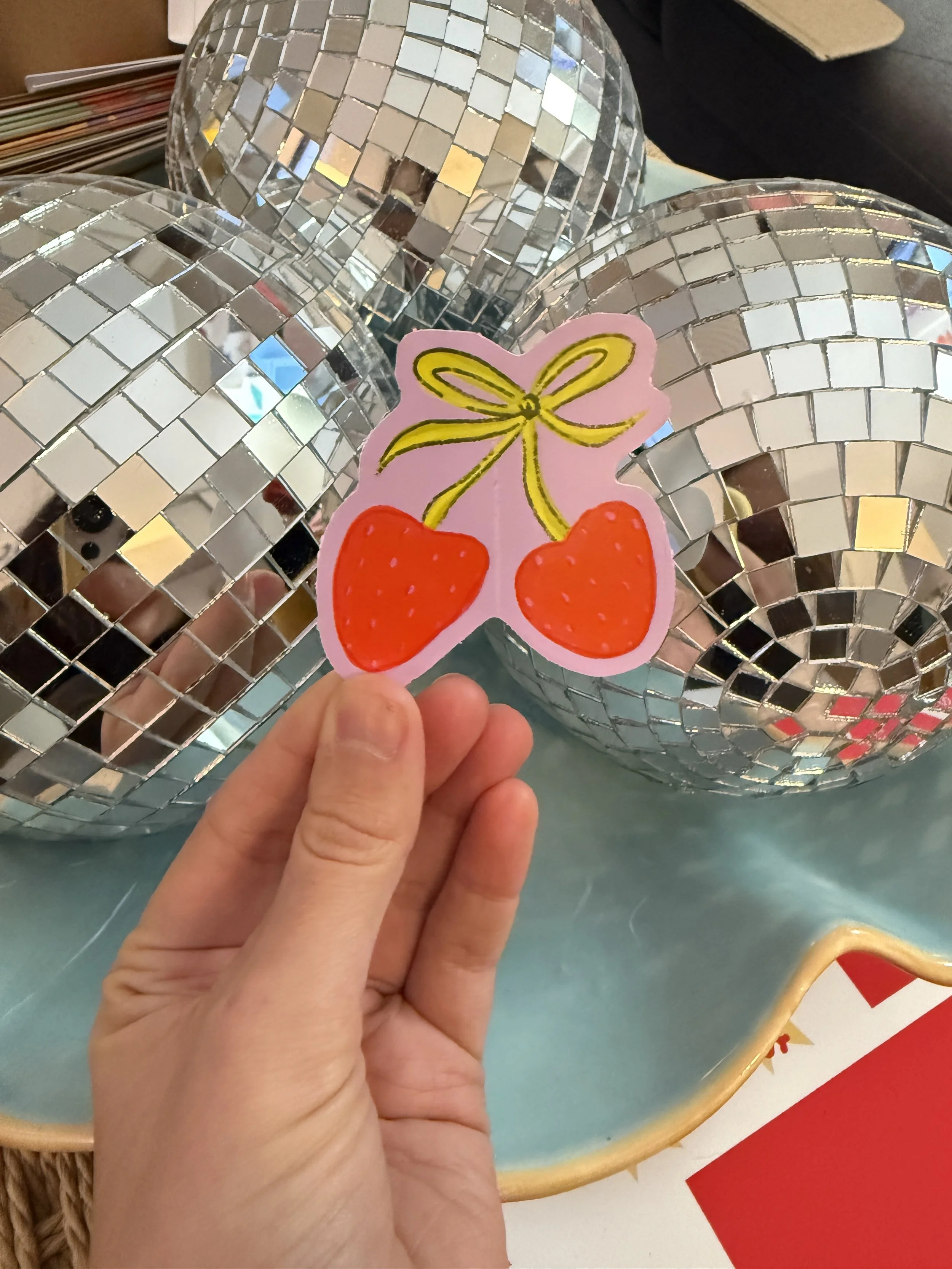 Berry Sweet Cherries Sticker