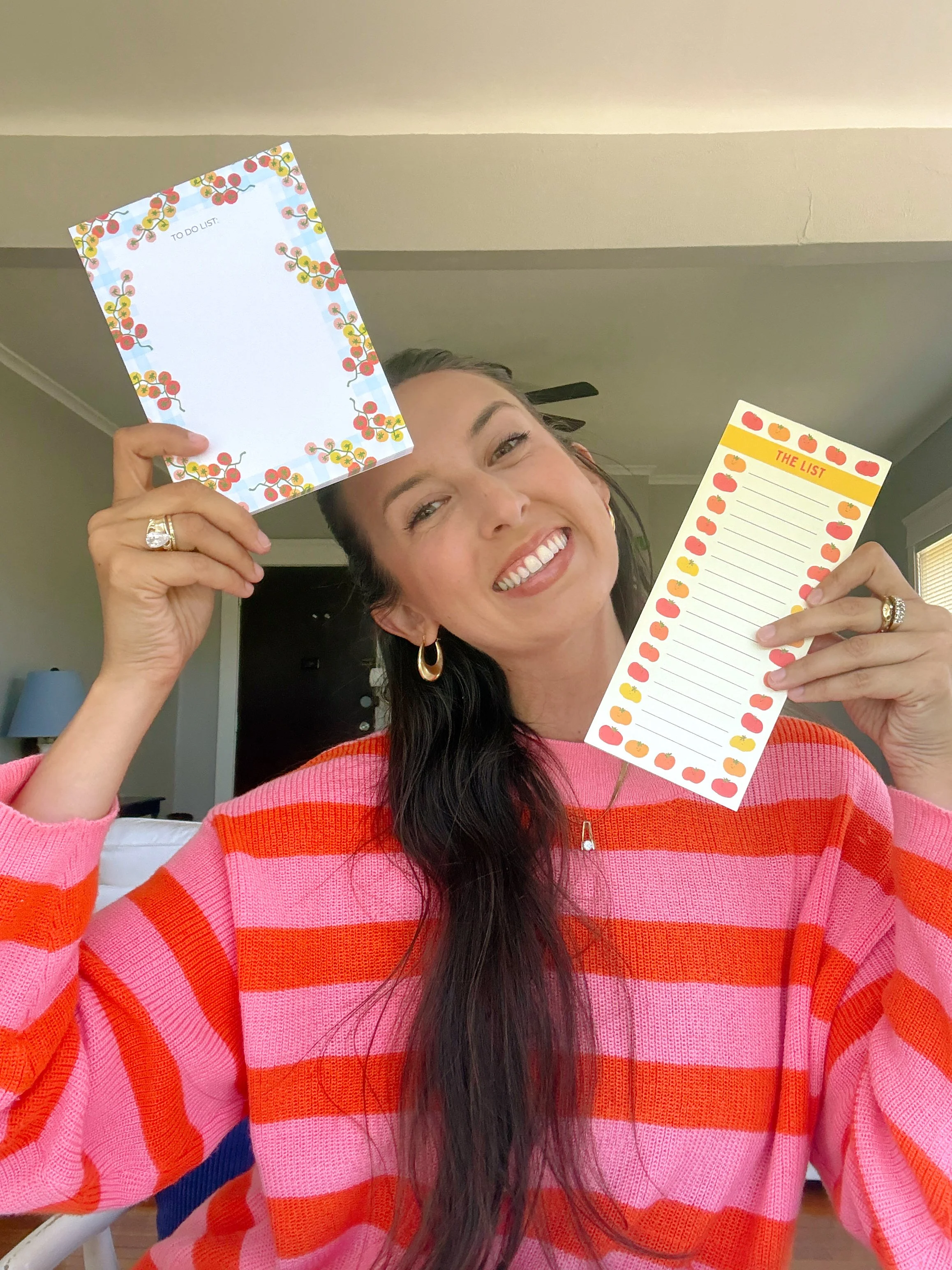 Heirloom Tomato List Notepad -  3 x 8