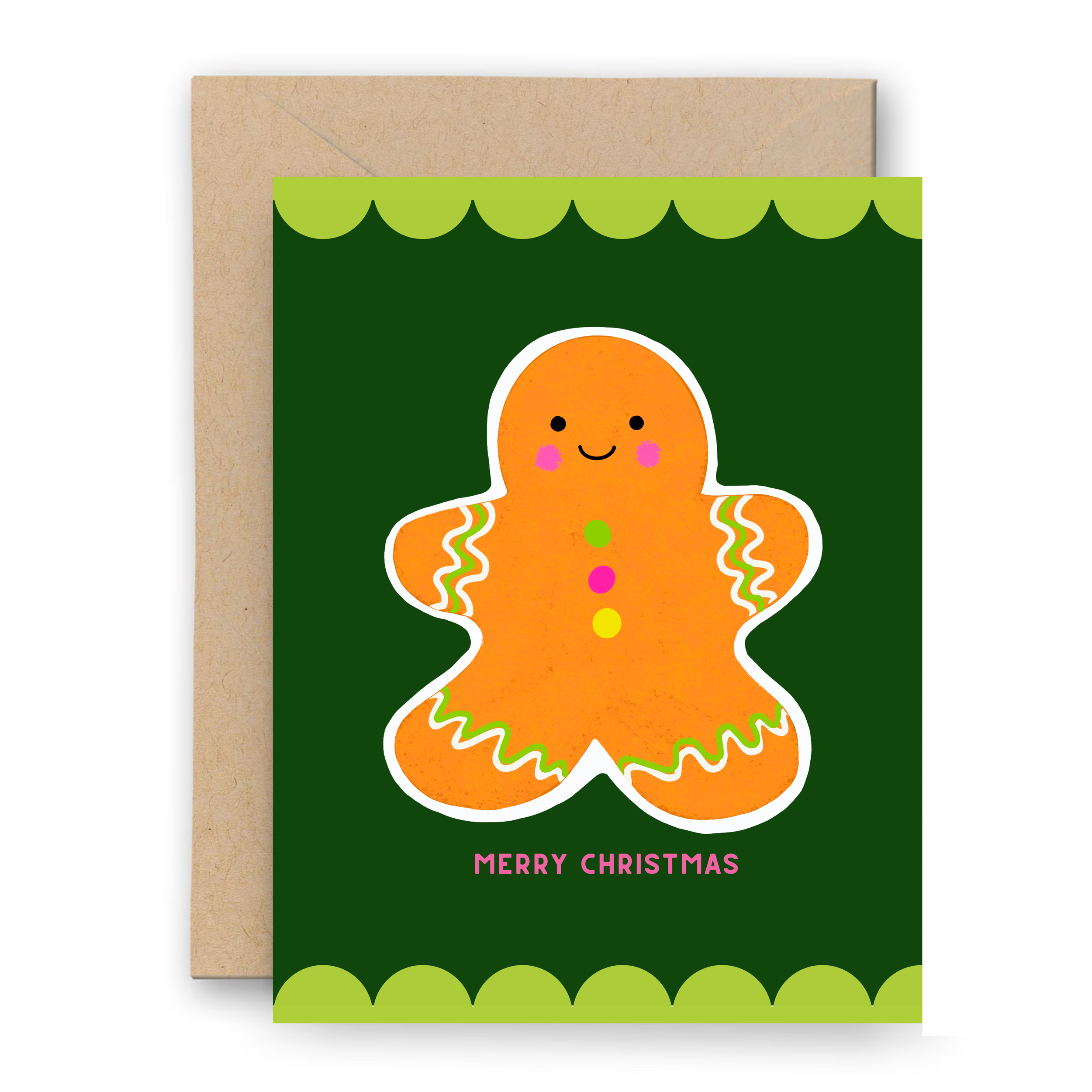 Scallop Gingerbread Man