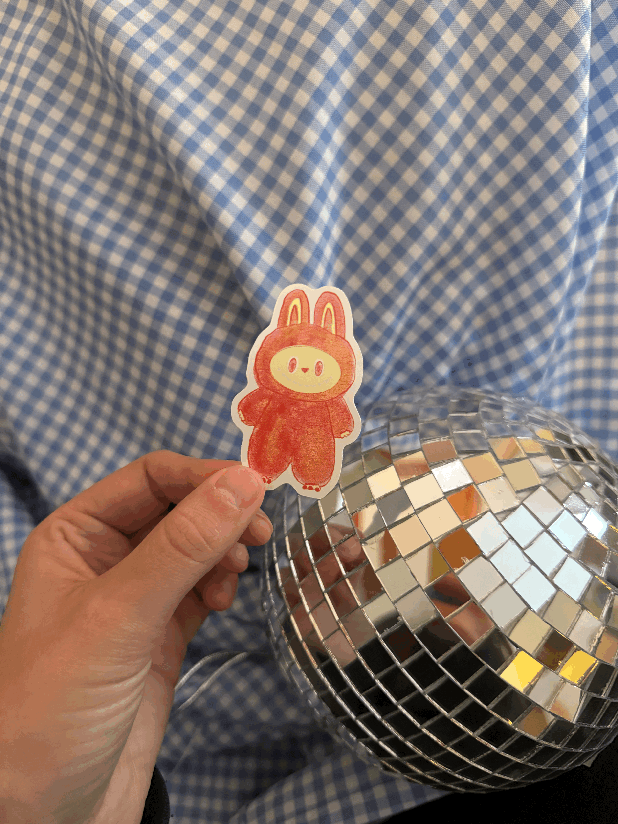 Labubu Ugly Doll Sticker