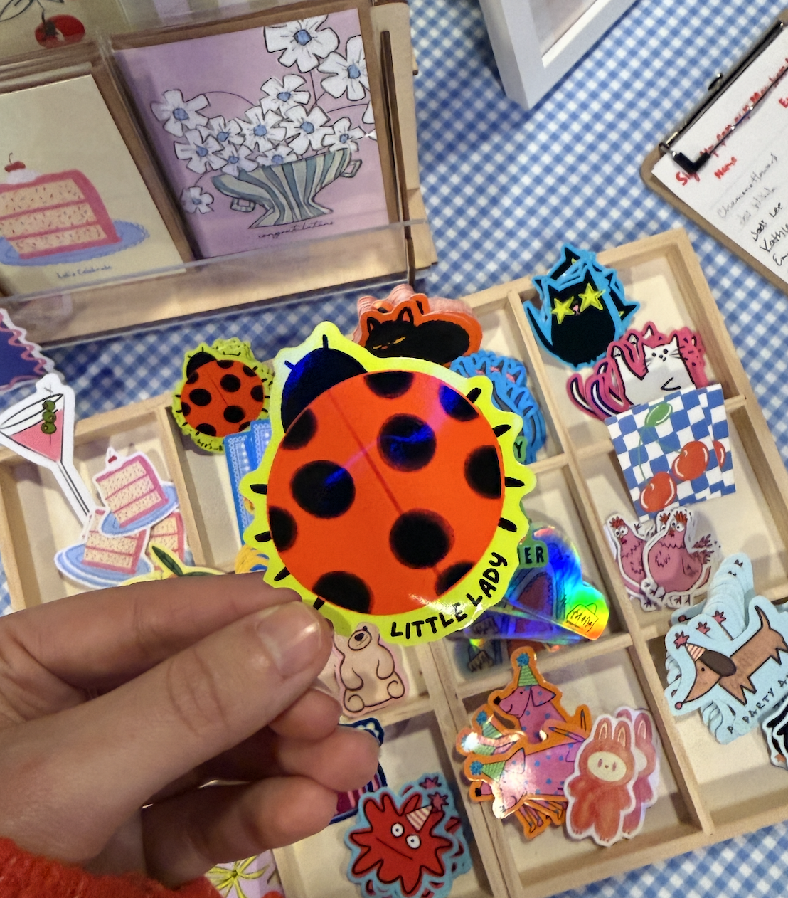 Little Lady Lady Bug Sticker