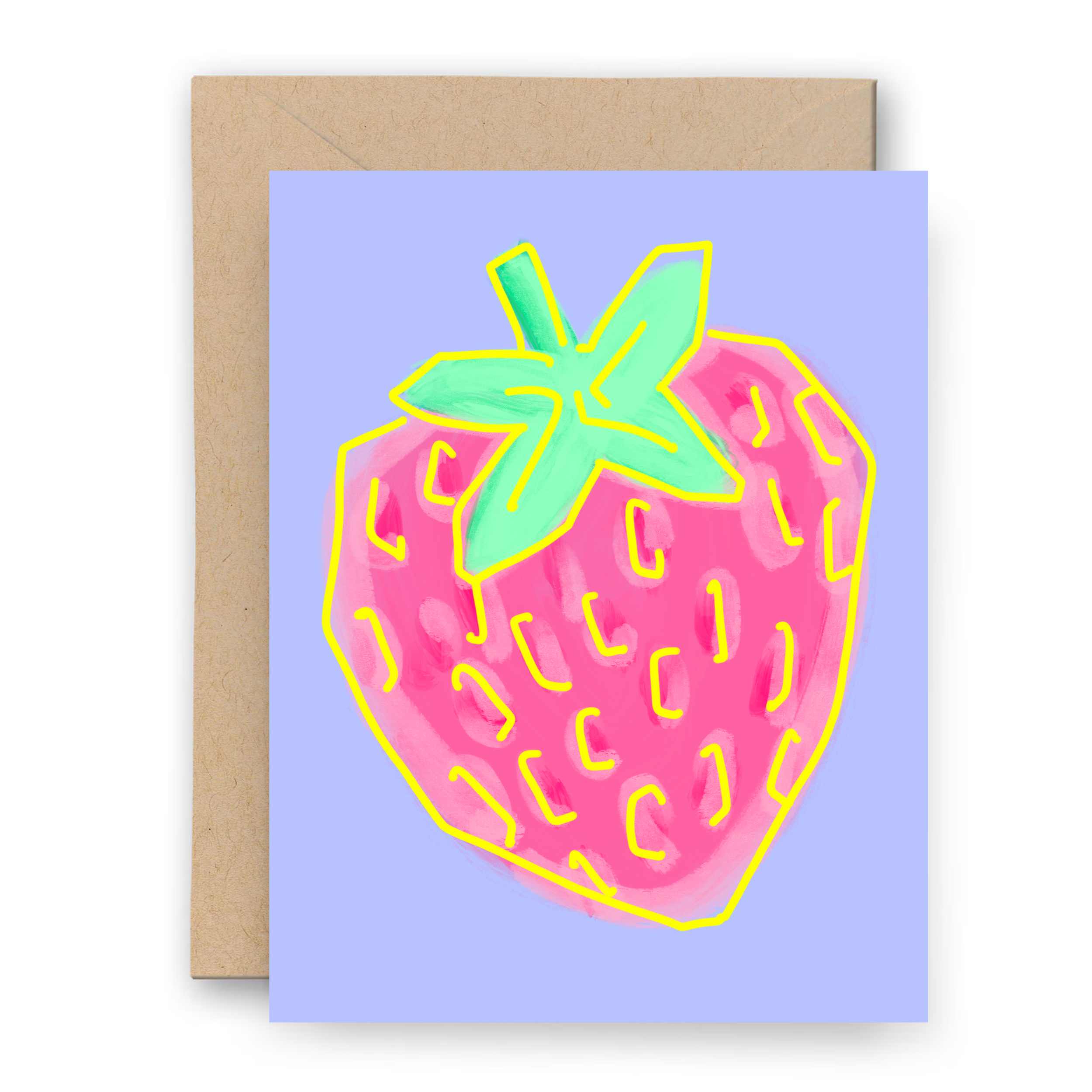 Watercolor Strawberry