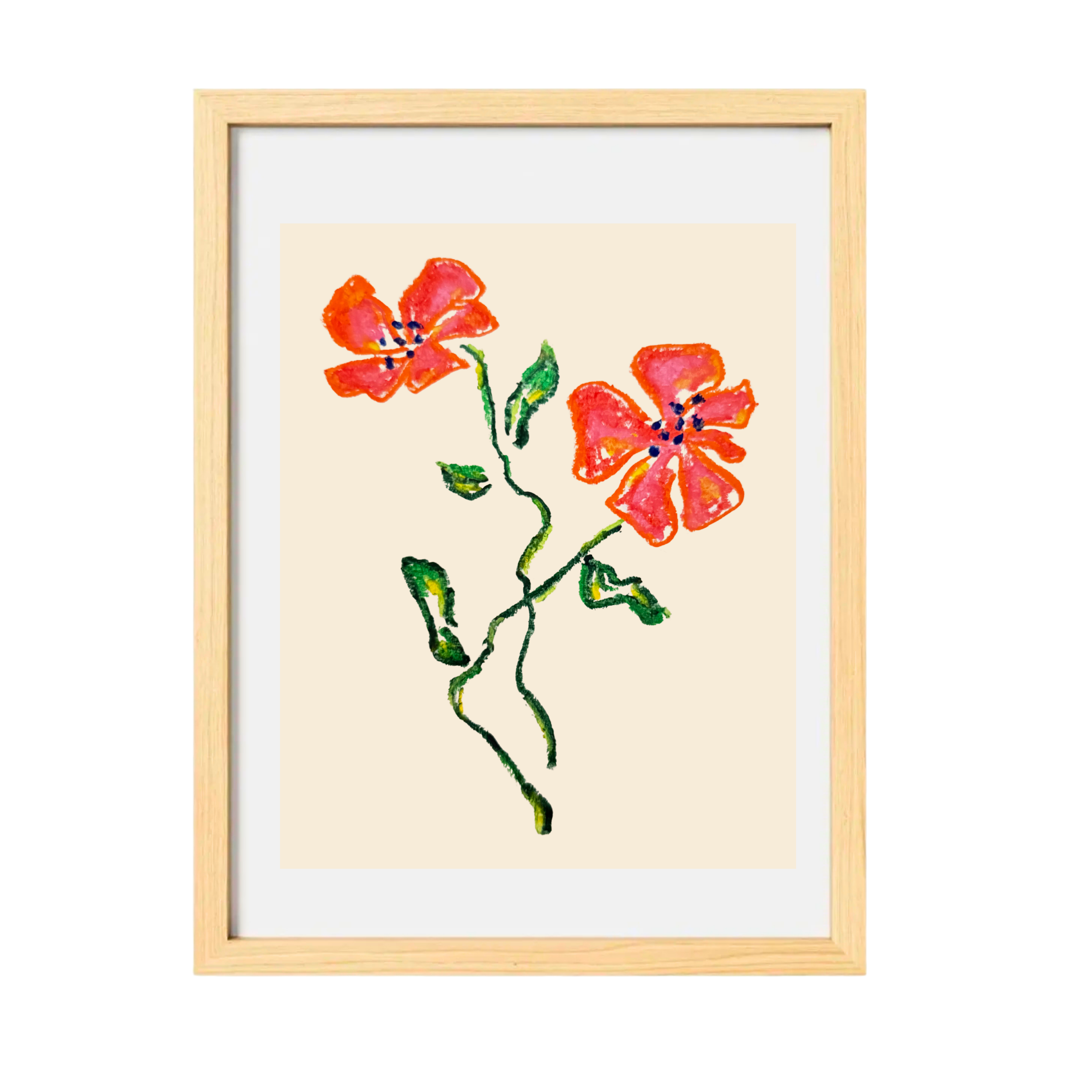 PASTEL PAINTED BOUQUET