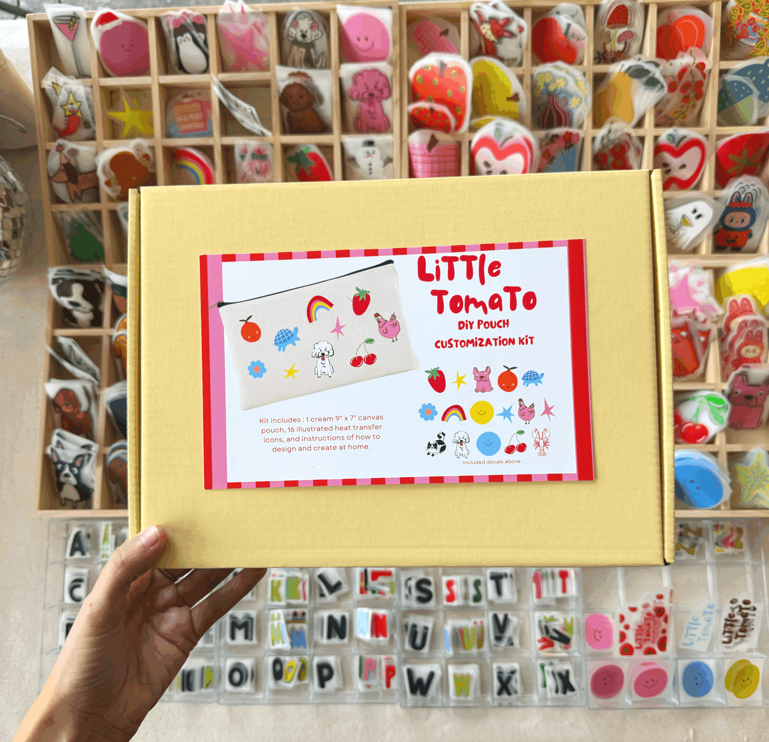 CUSTOMIZATION KIT:  CANVAS POUCH