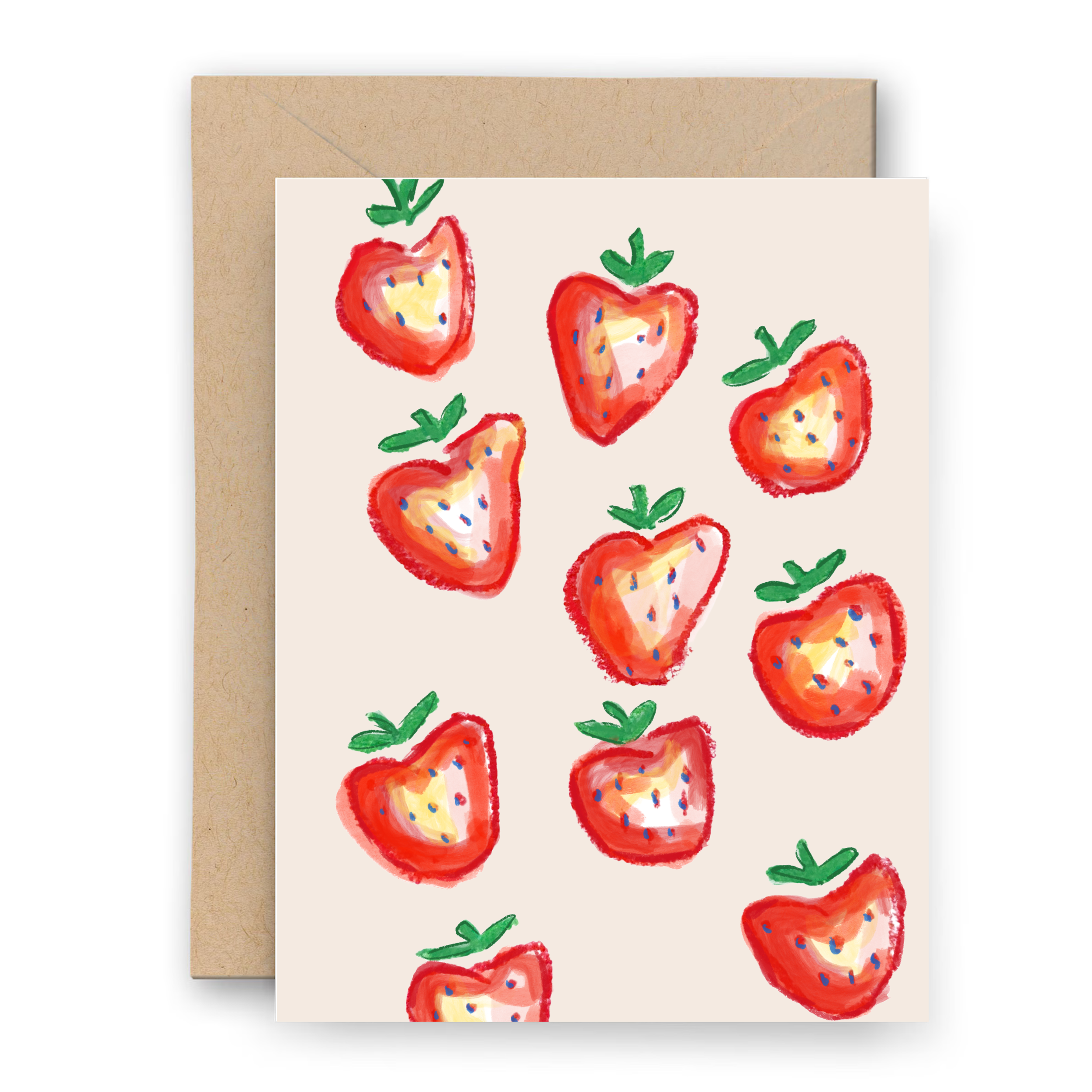Watercolor Strawberries