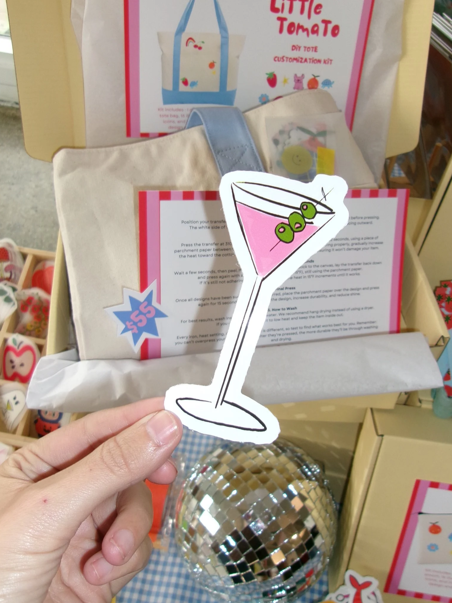 Martini Time Sticker