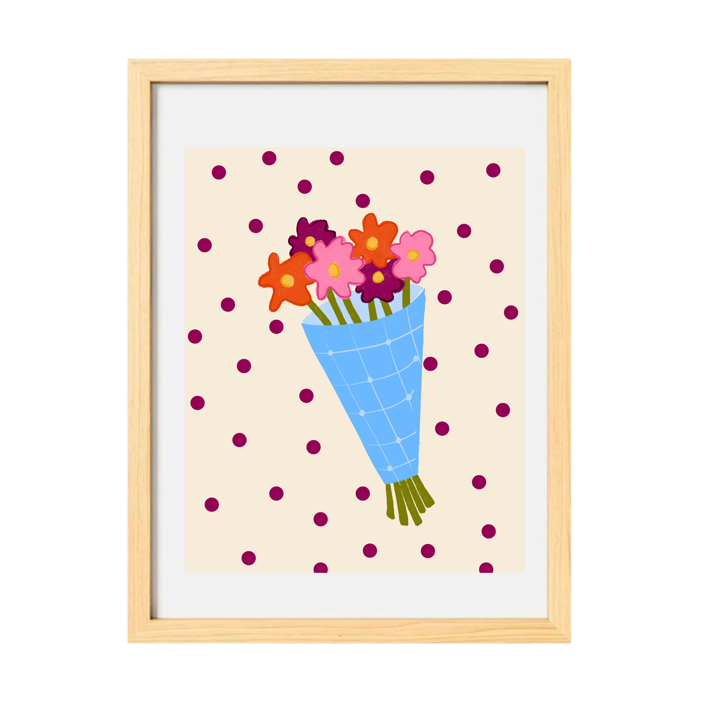 Dot Floral Bouquet