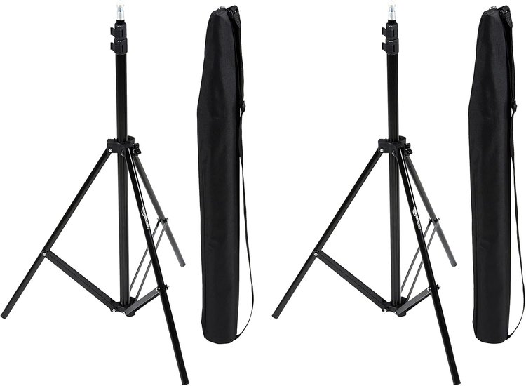 Aluminum light stand tripod two pack