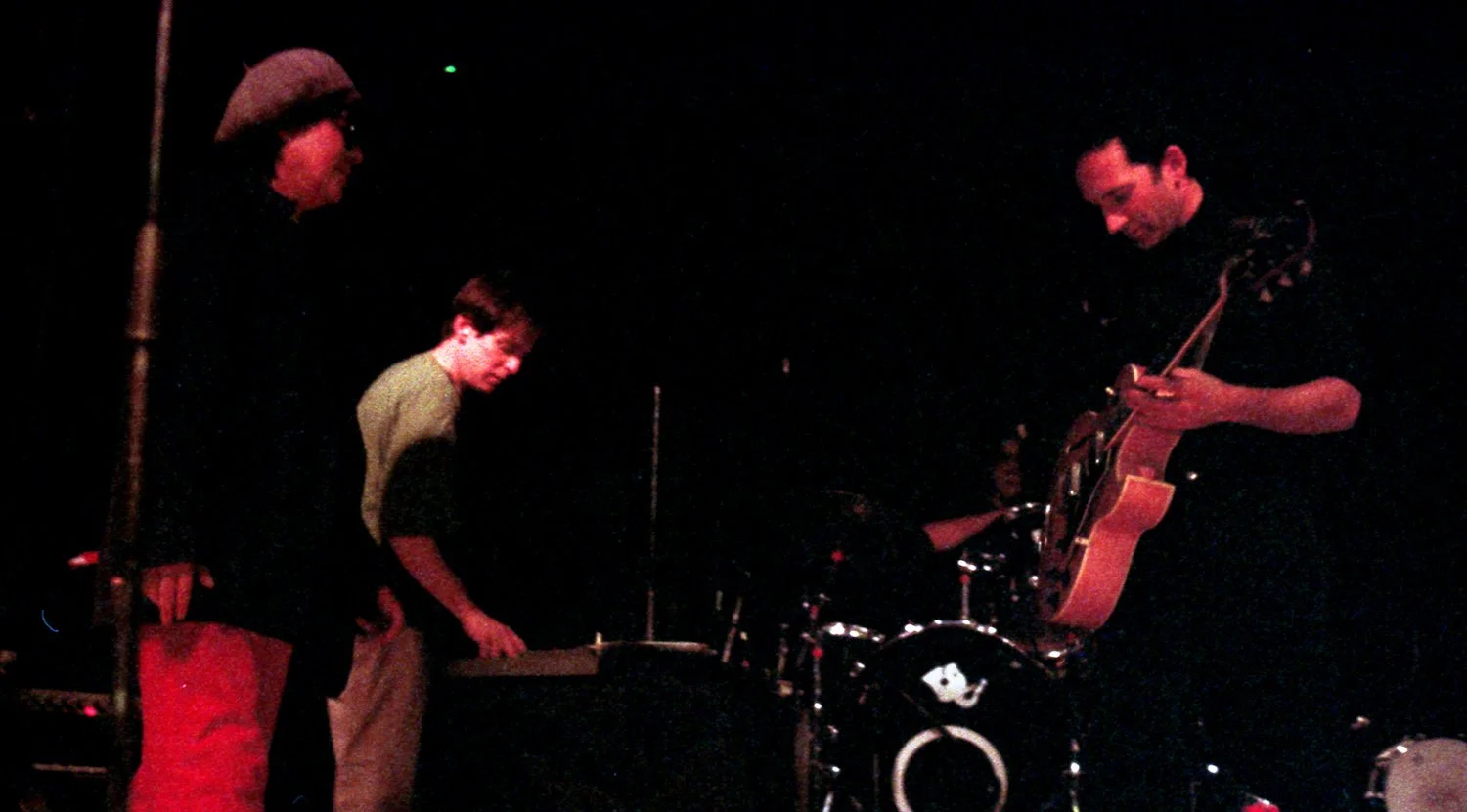 Alan Vega, Alex Chilton, and Ben play a show promoting Cubist Blues in France