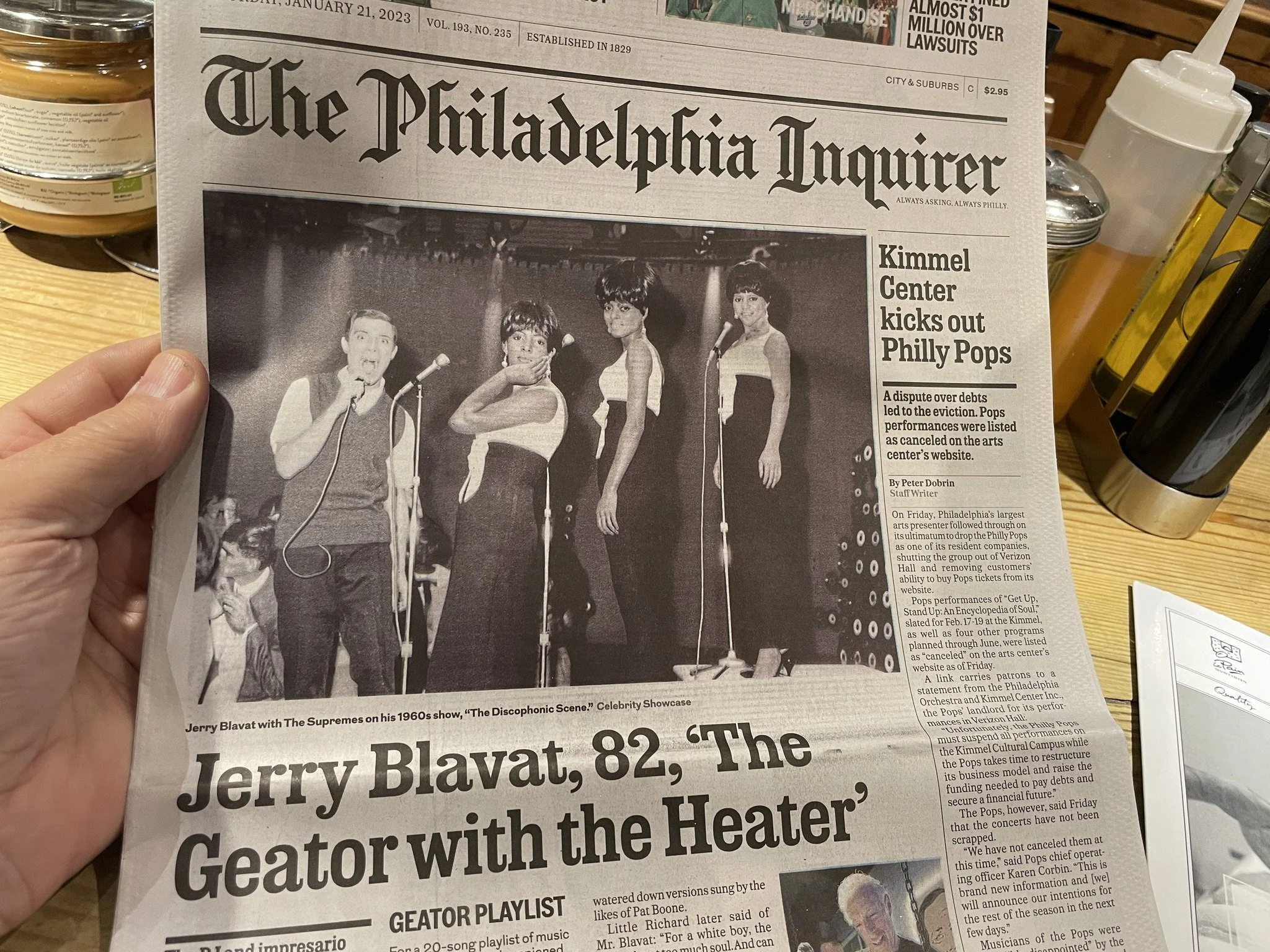 Jerry Blavat's obituary in The Philadelphia Inquirer, 2023