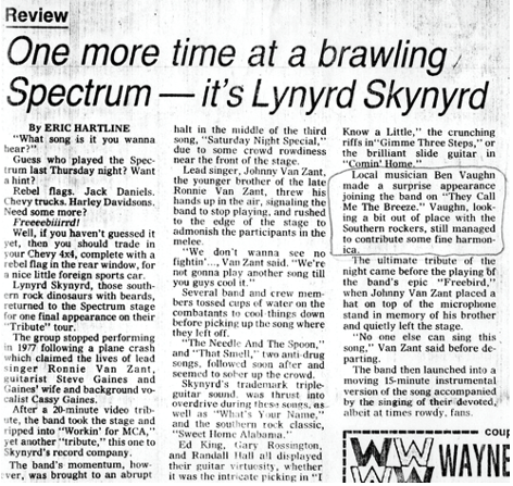 Ben's harmonica solo makes headlines