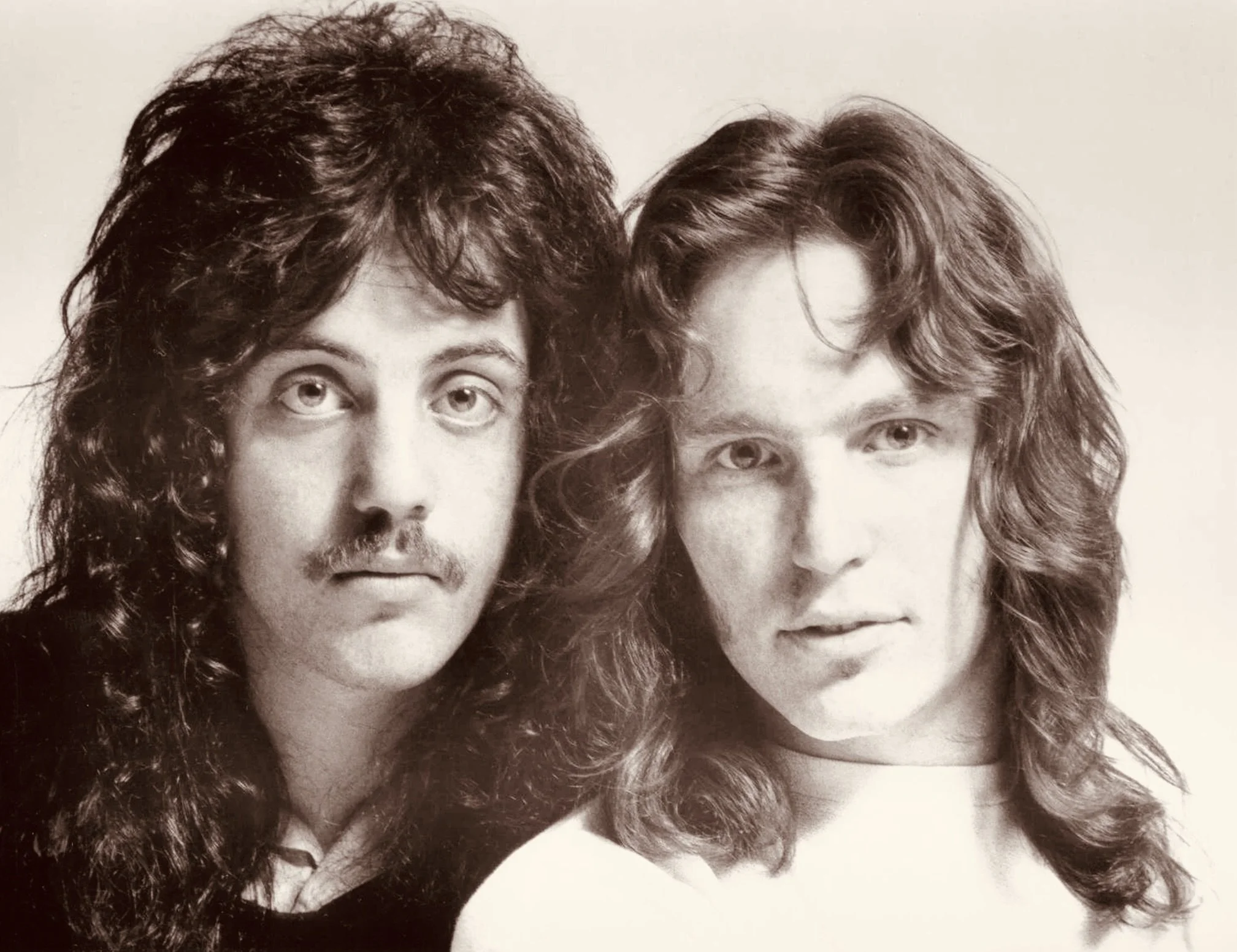 Billy Joel and Jon Small of Attilla, circa 1970