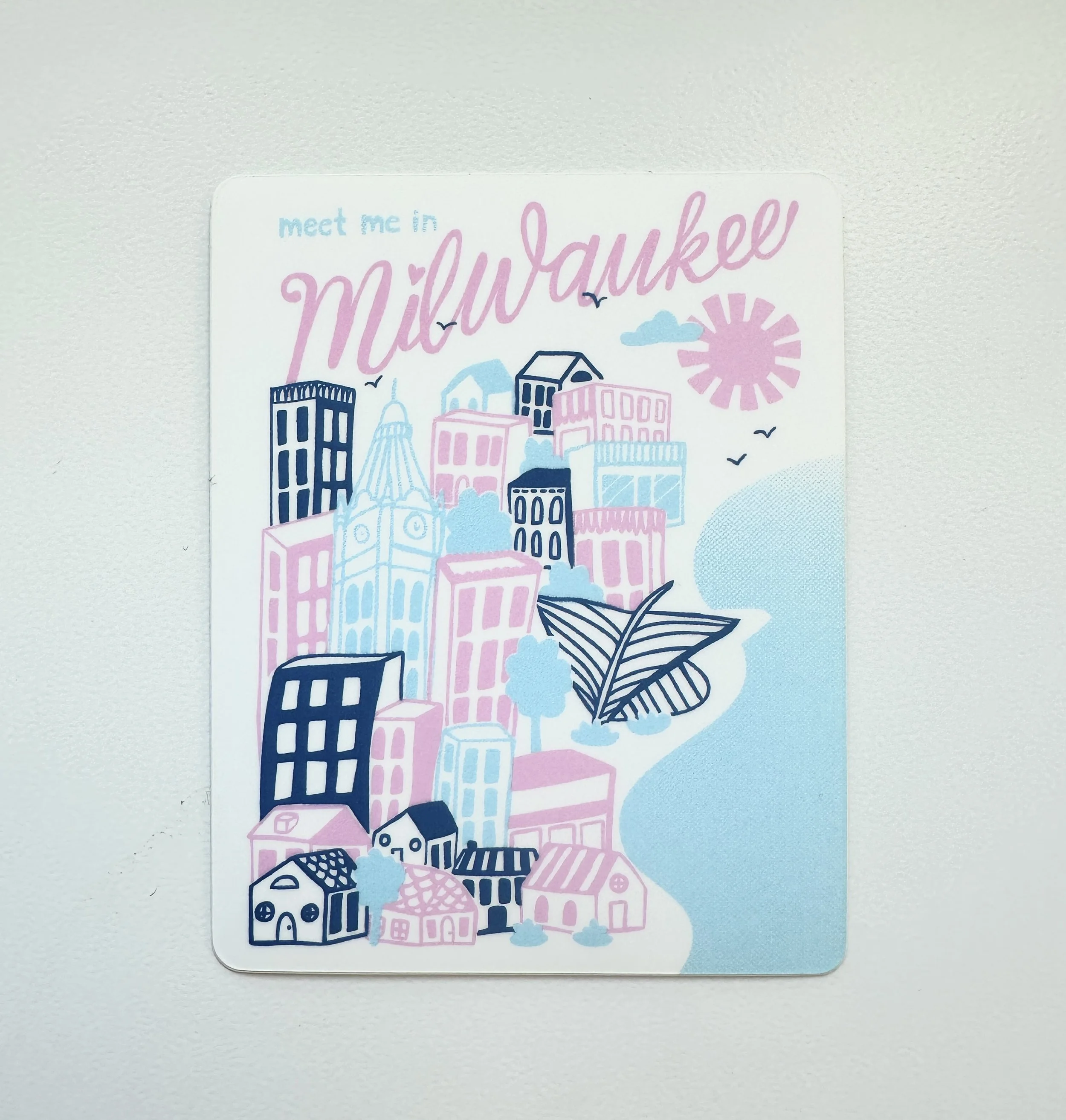 Meet Me In Milwaukee Vinyl Sticker