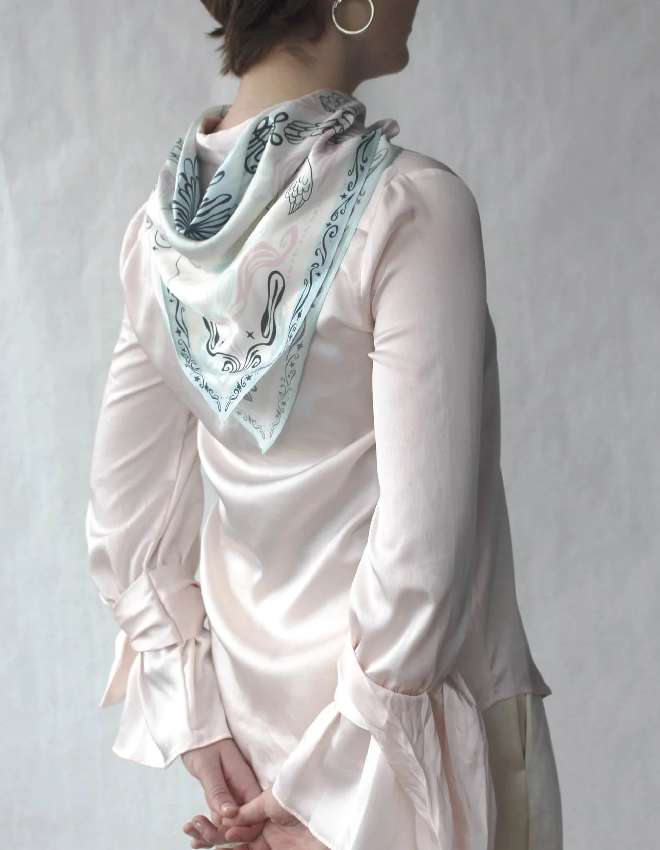 Swan Lake Ballet Silk Scarf (Large)