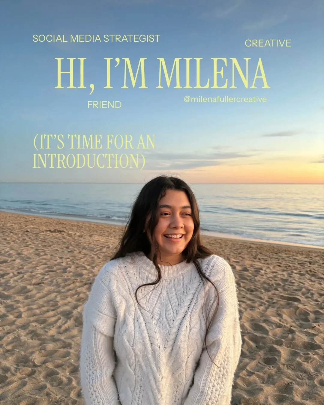 hi, i&rsquo;m milena! ⭐️

it&rsquo;s time for a long overdue introduction! 💌 i took a mini-hiatus from posting for the past two weeks to focus on client projects and make sure my content and branding are aligned with where i want my business to go. 