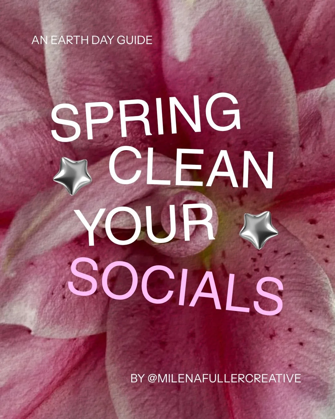 happy earth day divas 💐 here&rsquo;s a mini-checklist for resetting your socials this spring 🫶🏼 let&rsquo;s get outside and enjoy our planet today!!