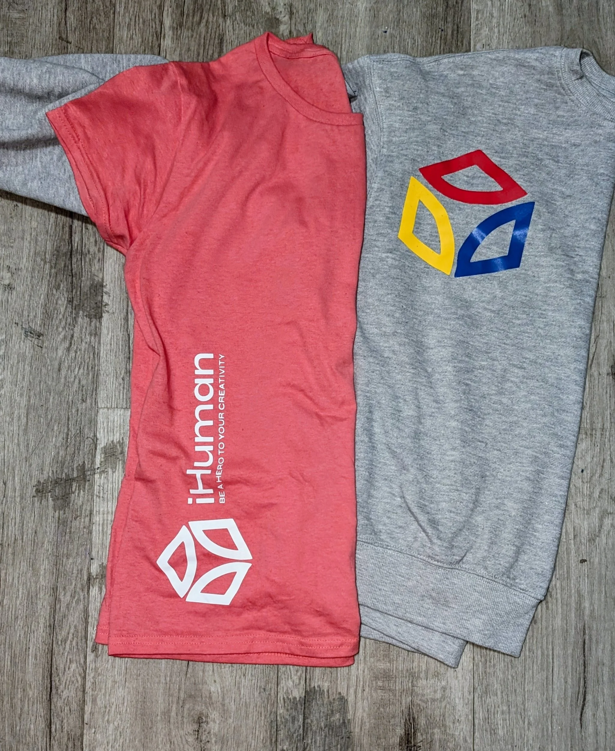 Original apparel made for iHuman Youth Society