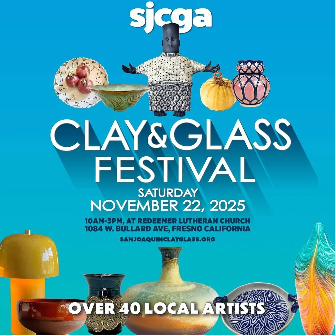 Don't miss the fabulous SJCGA Clay &amp; Glass Holiday Sale Saturday November 22 at Redeemer Lutheran Church | January: Seconds Sale &amp; Swapalooza!