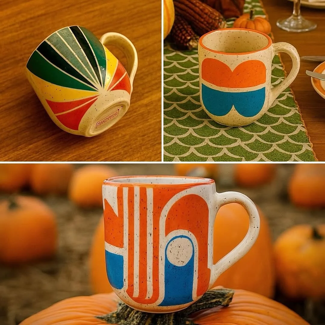 Repost from @handmade.by.stacy

I almost missed #mugshotmonday today!☕️ 🧡🤍🤎💙 These fun mugs of mine will be at the @sanjoaquinclayandglass Festival this Saturday! And there&rsquo;s NO RAIN in the forecast! 🌈 ☀️ Come shop local for Christmas 🤶🏻