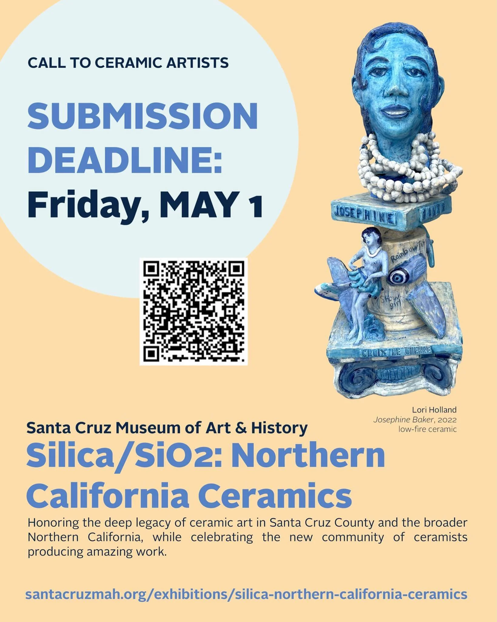 Repost from @theacga

Calling all ceramic artists and lovers of clay creations! This exhibition will honor the deep legacy of ceramic art in Santa Cruz County and the broader Northern California, while celebrating the new community of ceramists produ
