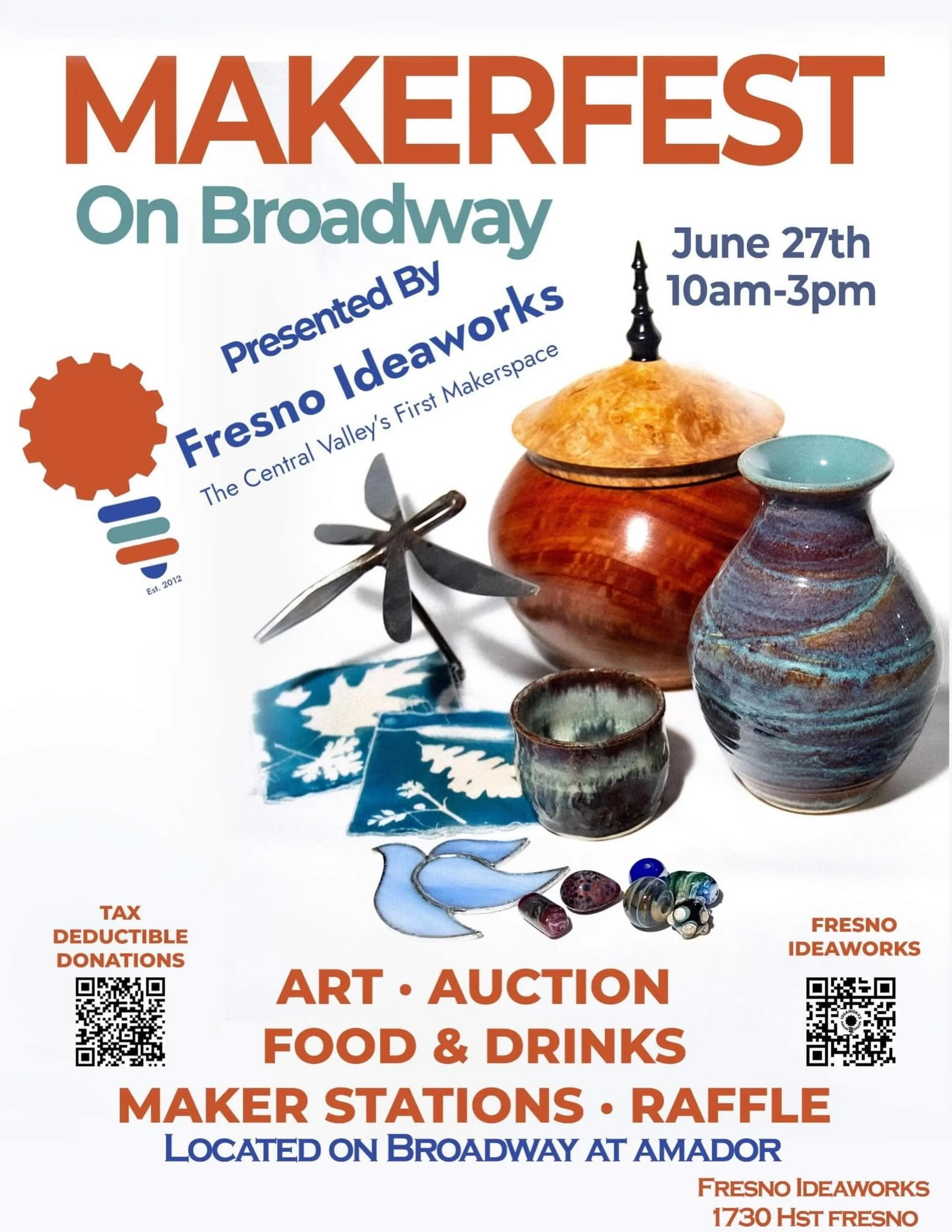 Repost from @fresnoideaworks

Save the Date!! You don&rsquo;t want to miss our Makerfest, we will have a diverse spread of art vendors and good food! Come socialize and be part of our amazing art community :) #fresno #559 #downtownfresno #fresnocalif