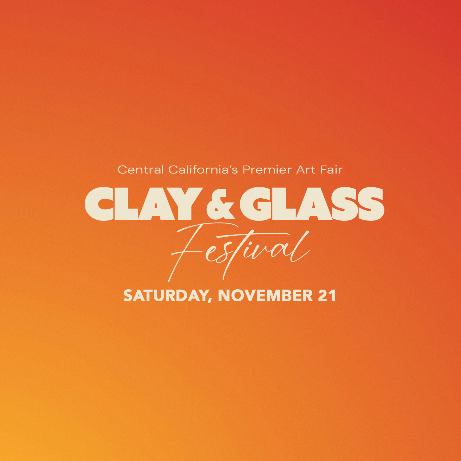 Fall 2026 Clay & Glass Festival