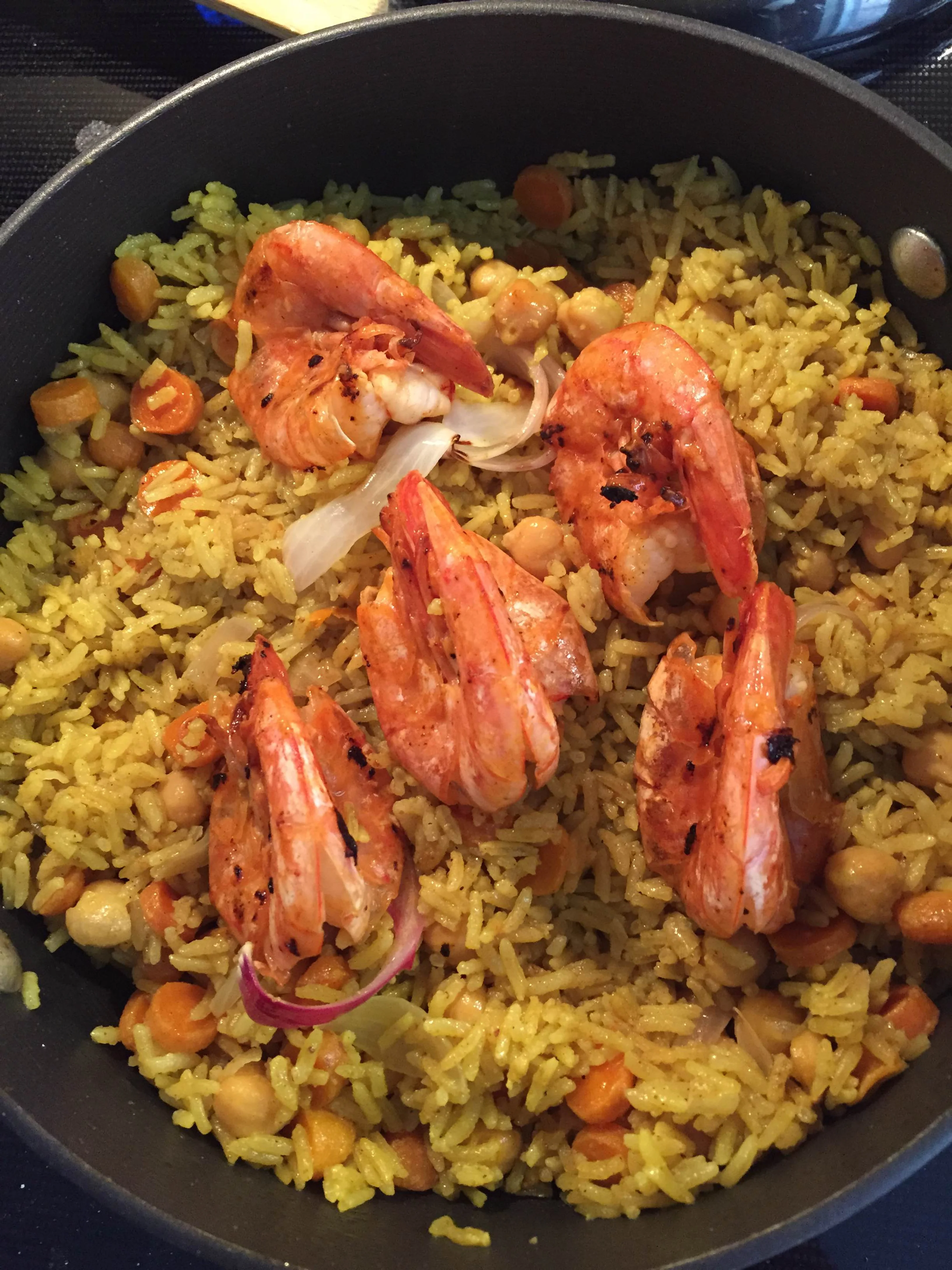 Recipe | Curried Rice with Peri-Peri Shrimp