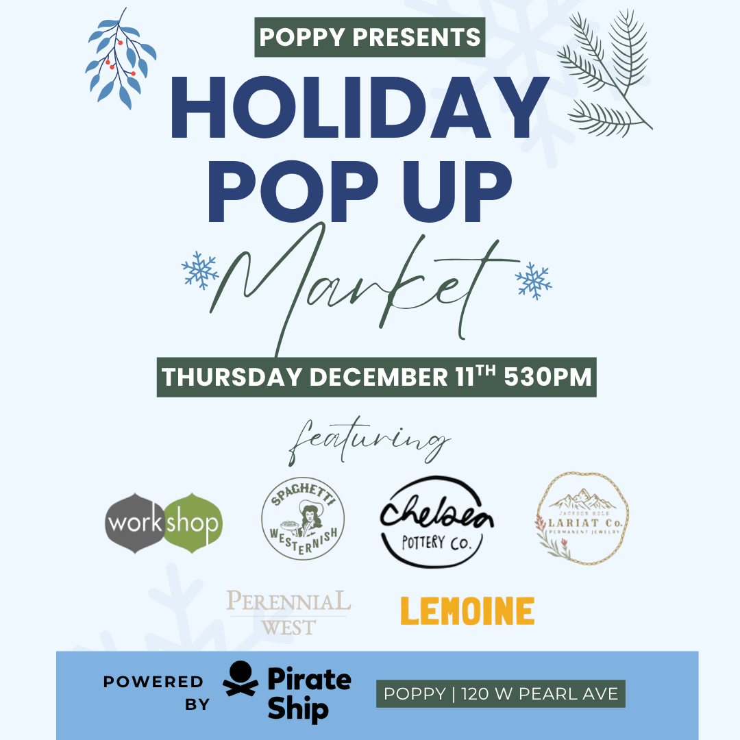 Events Calendar - Poppy Coworking Jackson Hole, WY — Poppy