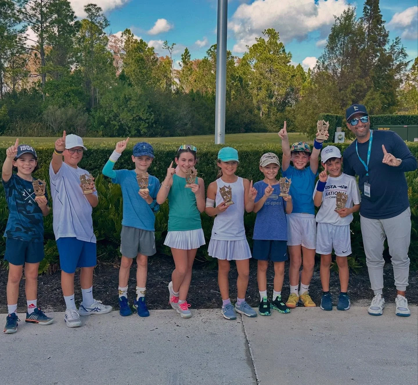 Very proud of the PDT&hellip; They won the USTA 10U state TEAM championship! @armindo_jr_ THANK YOU FOR ALL YOU DO COACH! 🔥 

#caiatifitnesstennis #proud #tampa #tennistournament