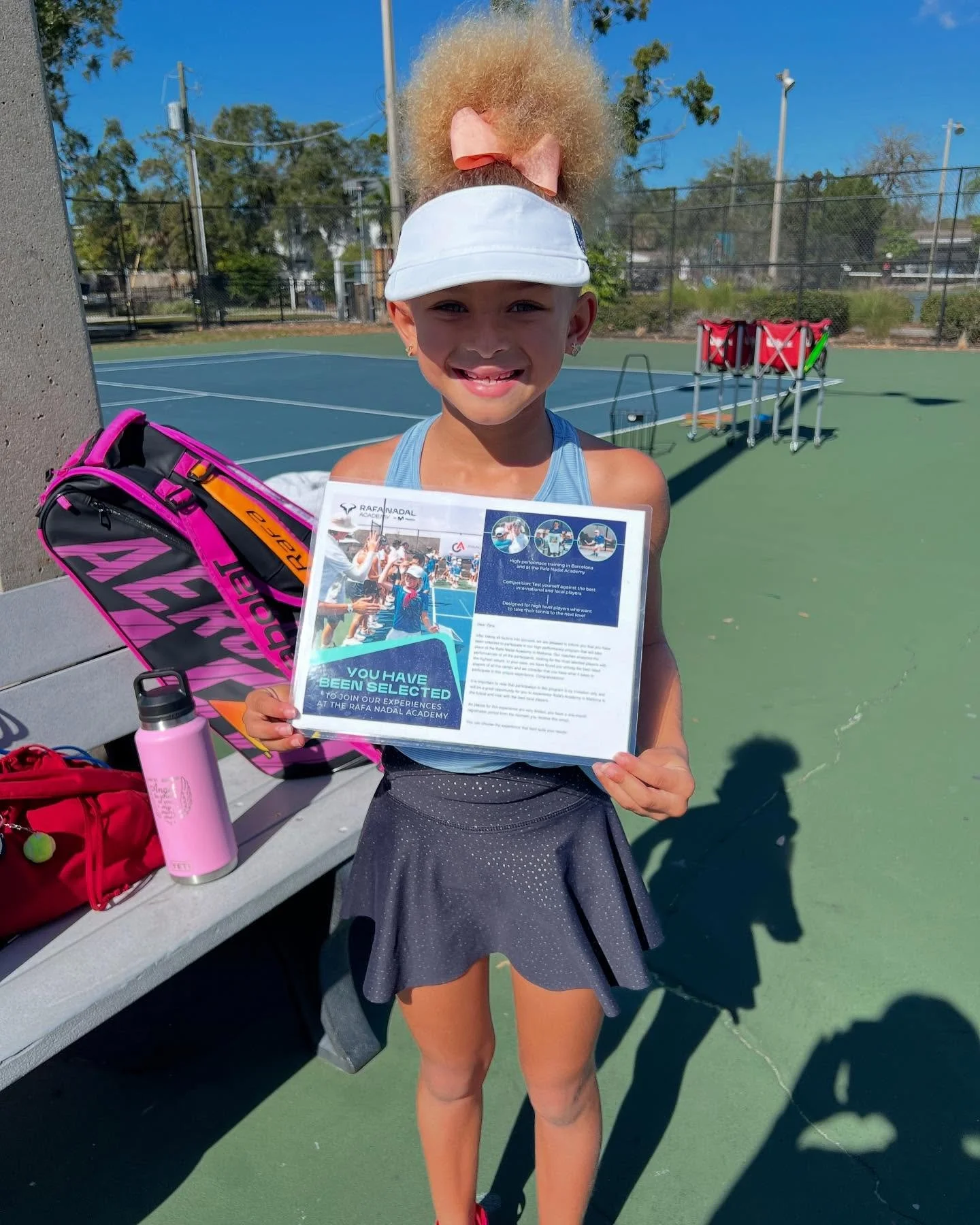 Proud of Zara &mdash; selected for the Rafa Nadal Academy, a world-renowned program built on Spanish methodology we believe in deeply at JC Fit Tennis. Even more important, her family and team are aligned on the long-term process. Brick by brick. No 