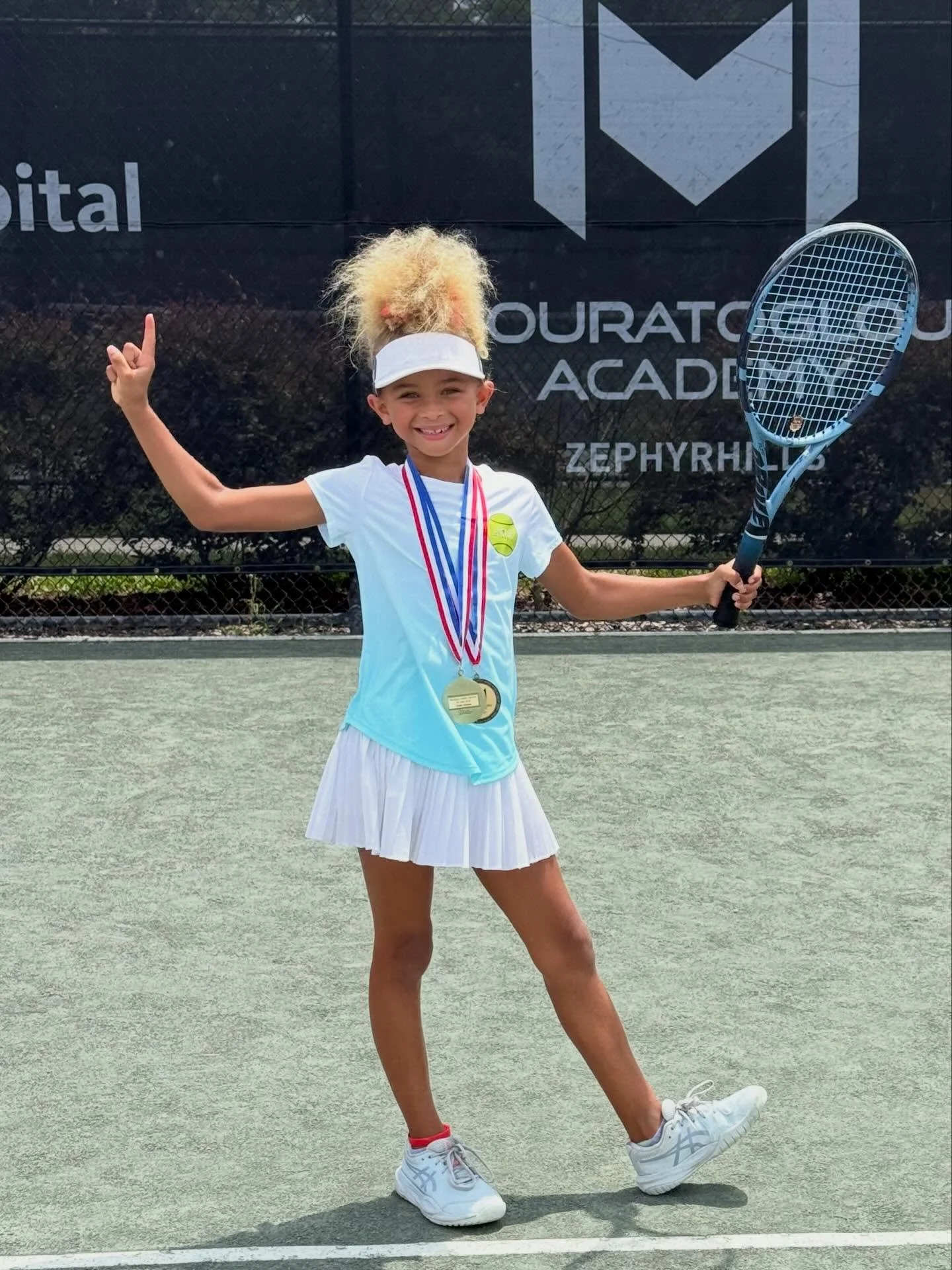 JC Fit Tennis Academy is so incredibly proud of you, Zara 💙🎾🏆

Winning both the 10 &amp; 12 under divisions at the USTA Junior Circuit One Day Tournament at Mouratoglou Academy Zephyrhills is an incredible accomplishment &mdash; but what makes us 